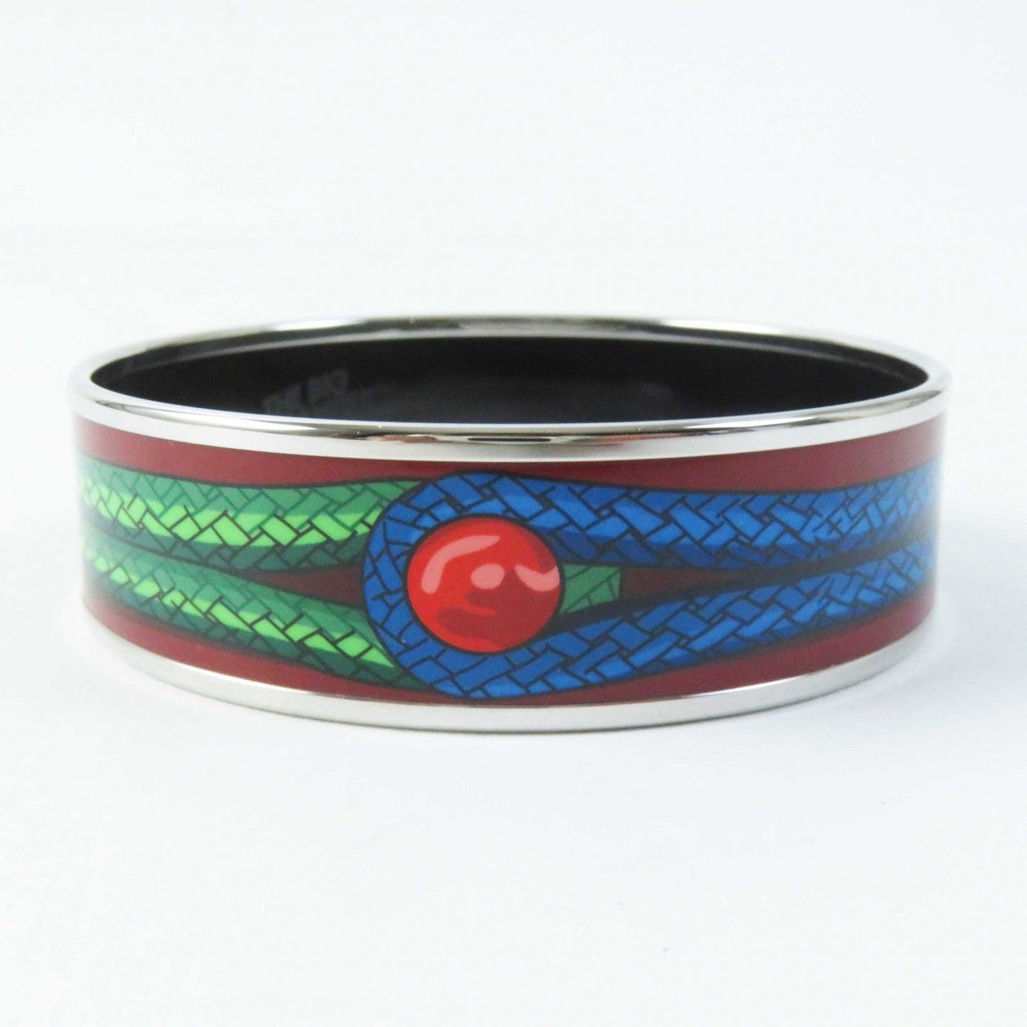 HERMES Bangle enamel metal Multi Emaille GM