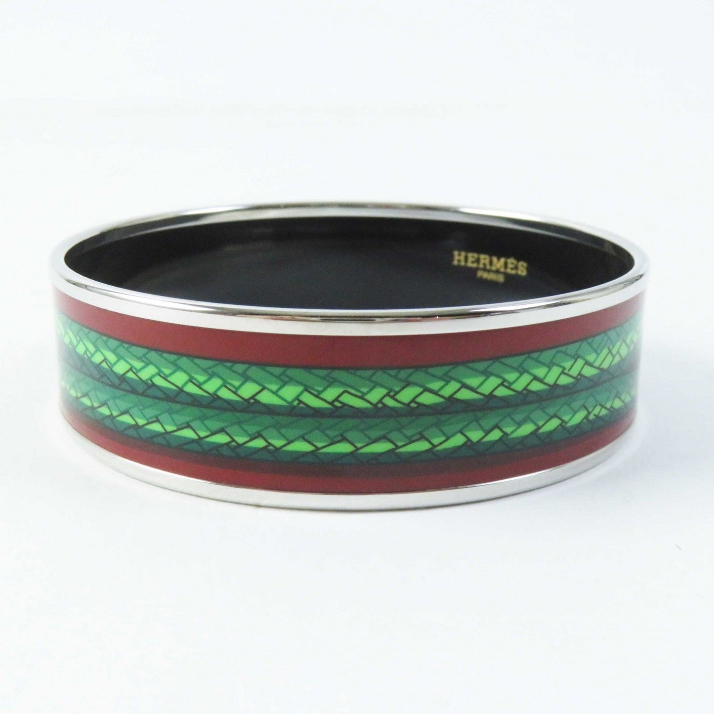 HERMES Bangle enamel metal Multi Emaille GM