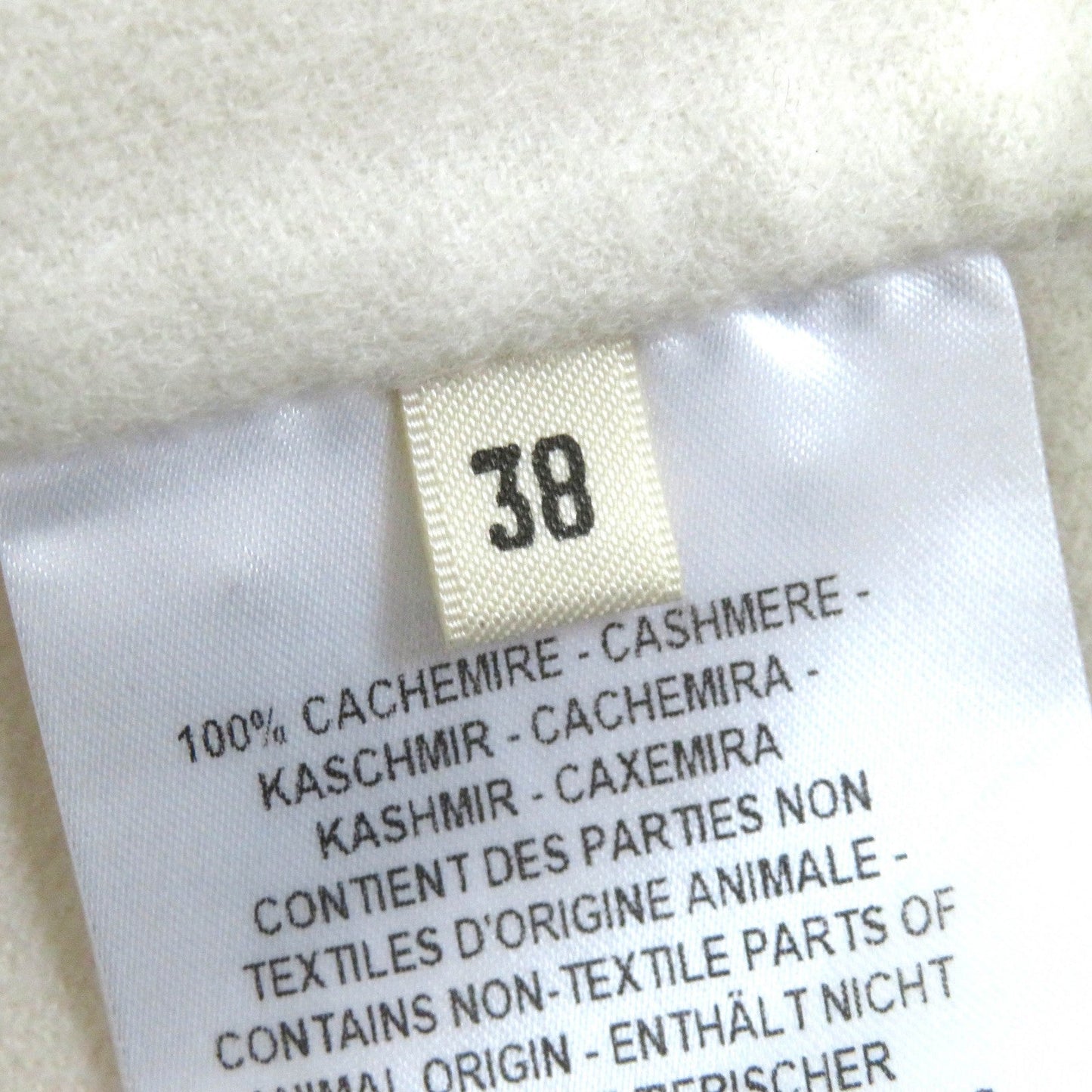 HERMES coat 3E0221DA cashmere white 38
