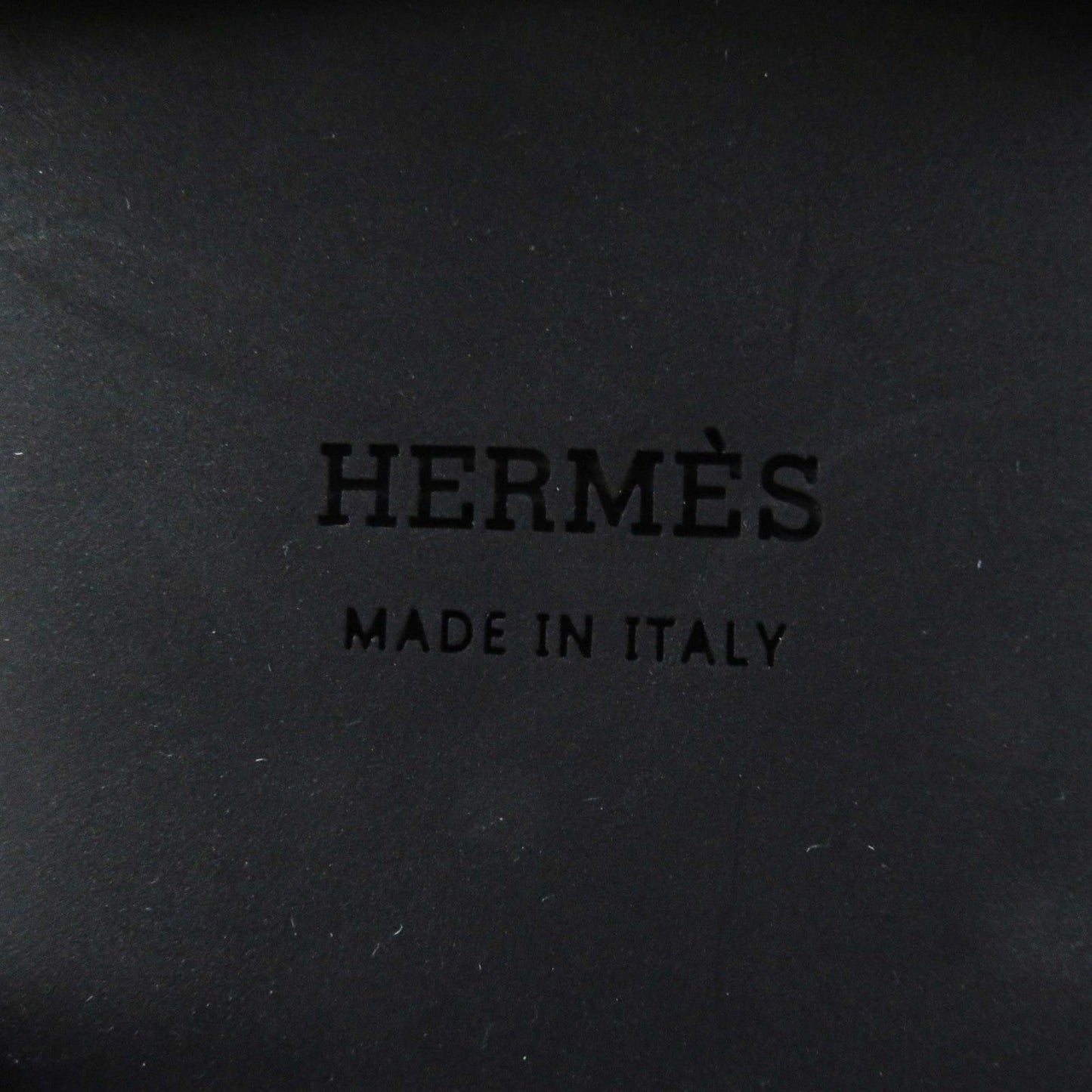 HERMES Knee-high boots Calfskin Rubber Light beige type Black FUJI Women 36 Used