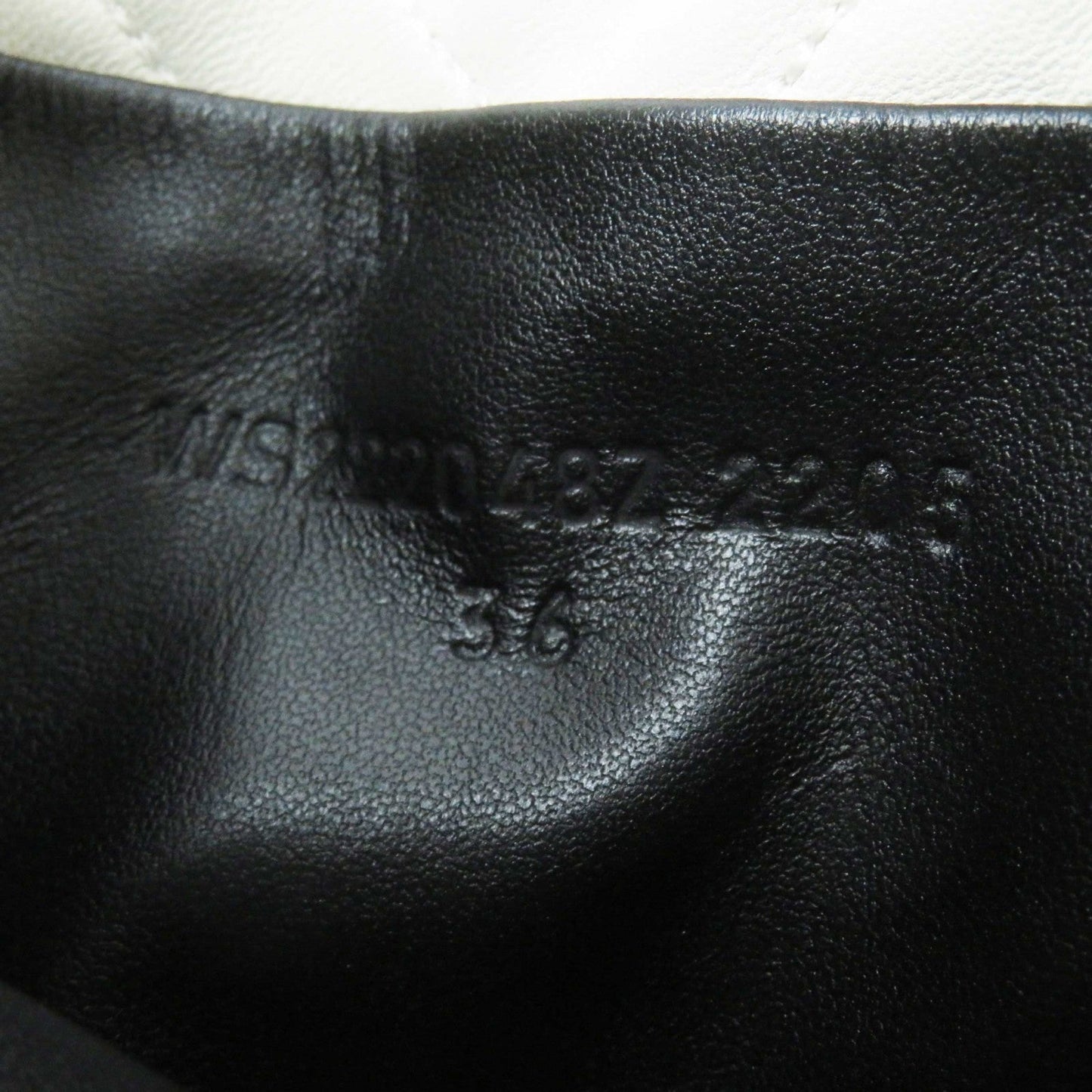 HERMES Knee-high boots Calfskin Rubber Light beige type Black FUJI Women 36 Used