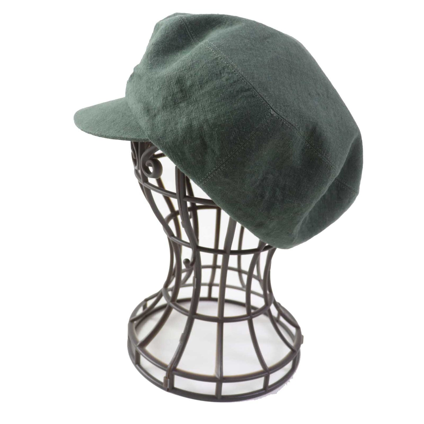 HERMES Casquette linen khaki Paola 57