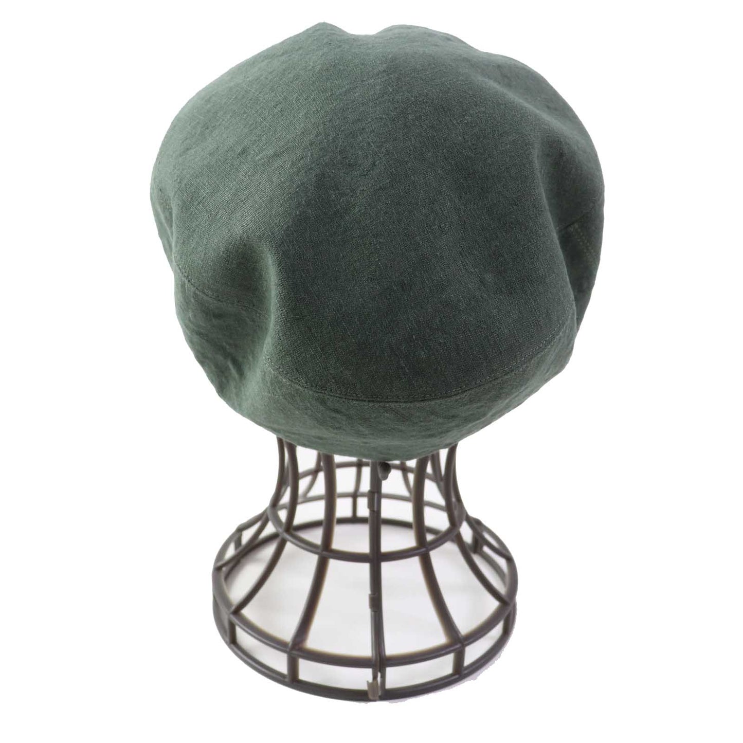 HERMES Casquette linen khaki Paola 57