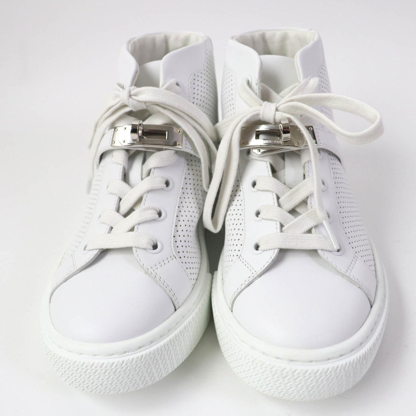 HERMES High cut sneakers Main: Leather white Daydream Women 35 Used