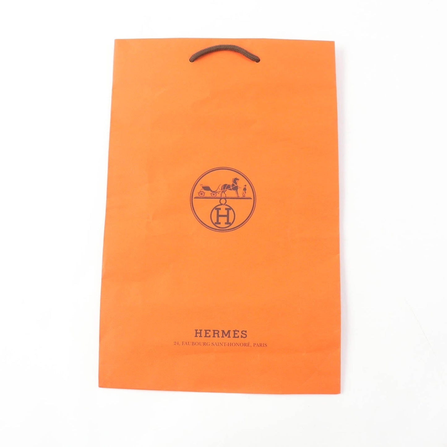 HERMES Tight Skirt wool Brown 34
