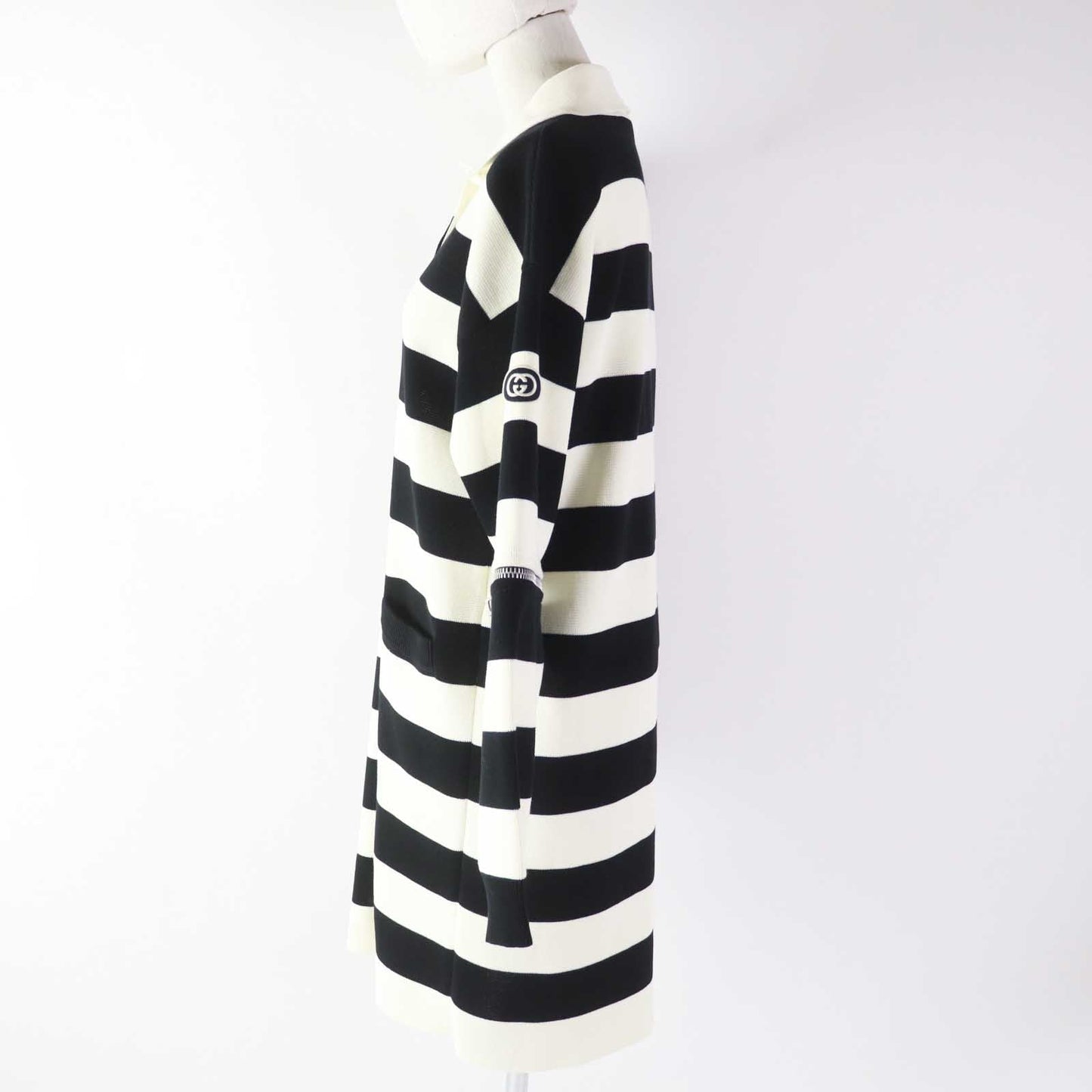 GUCCI one piece 731592 cotton White black S