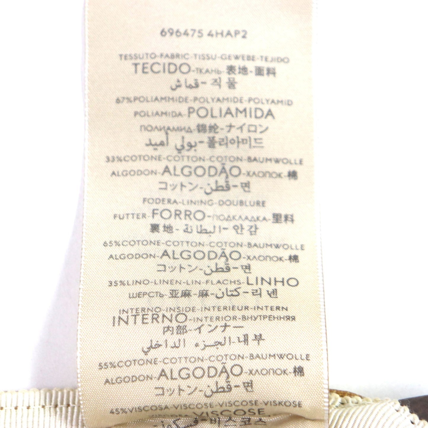 GUCCI cap 696475 Nylon Brown type
