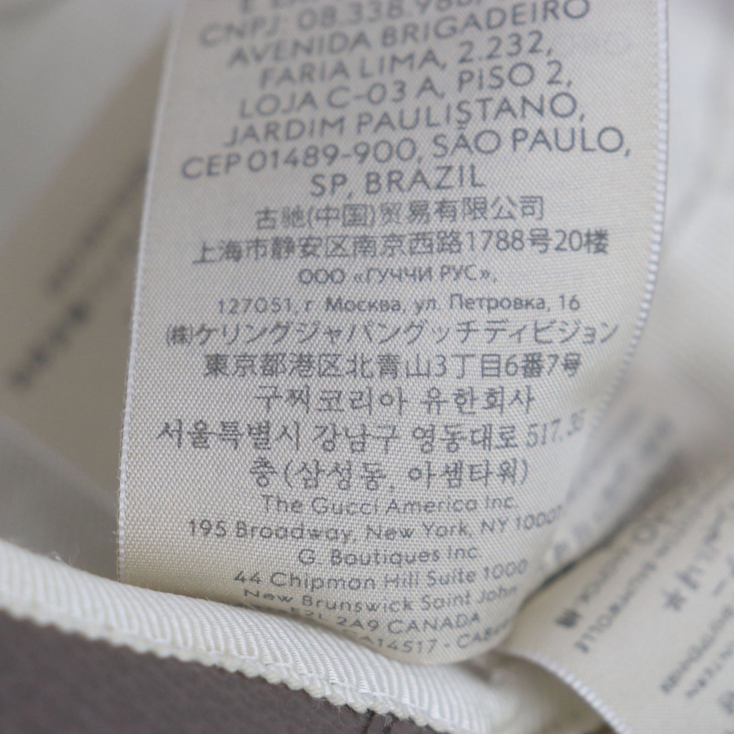 GUCCI cap 696475 Nylon Brown type