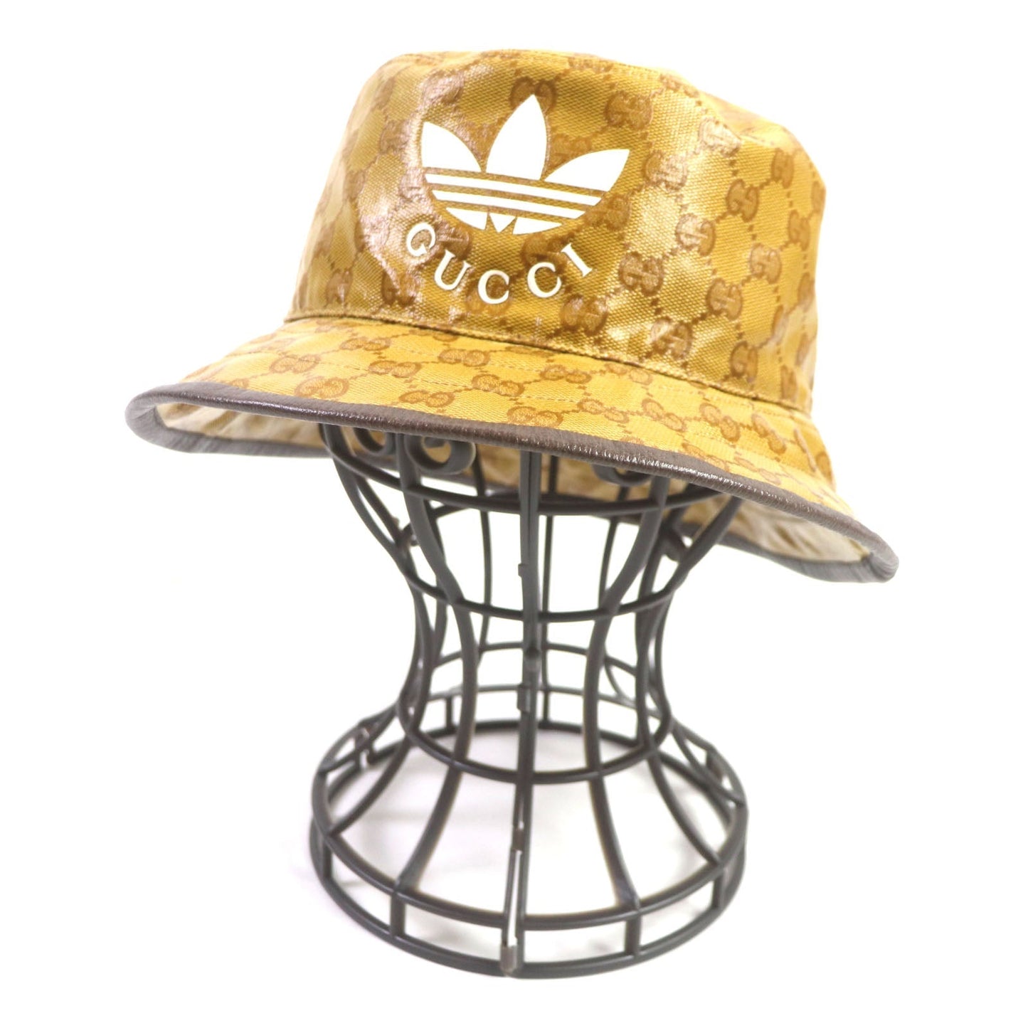 GUCCI hat 696484 Nylon Brown type