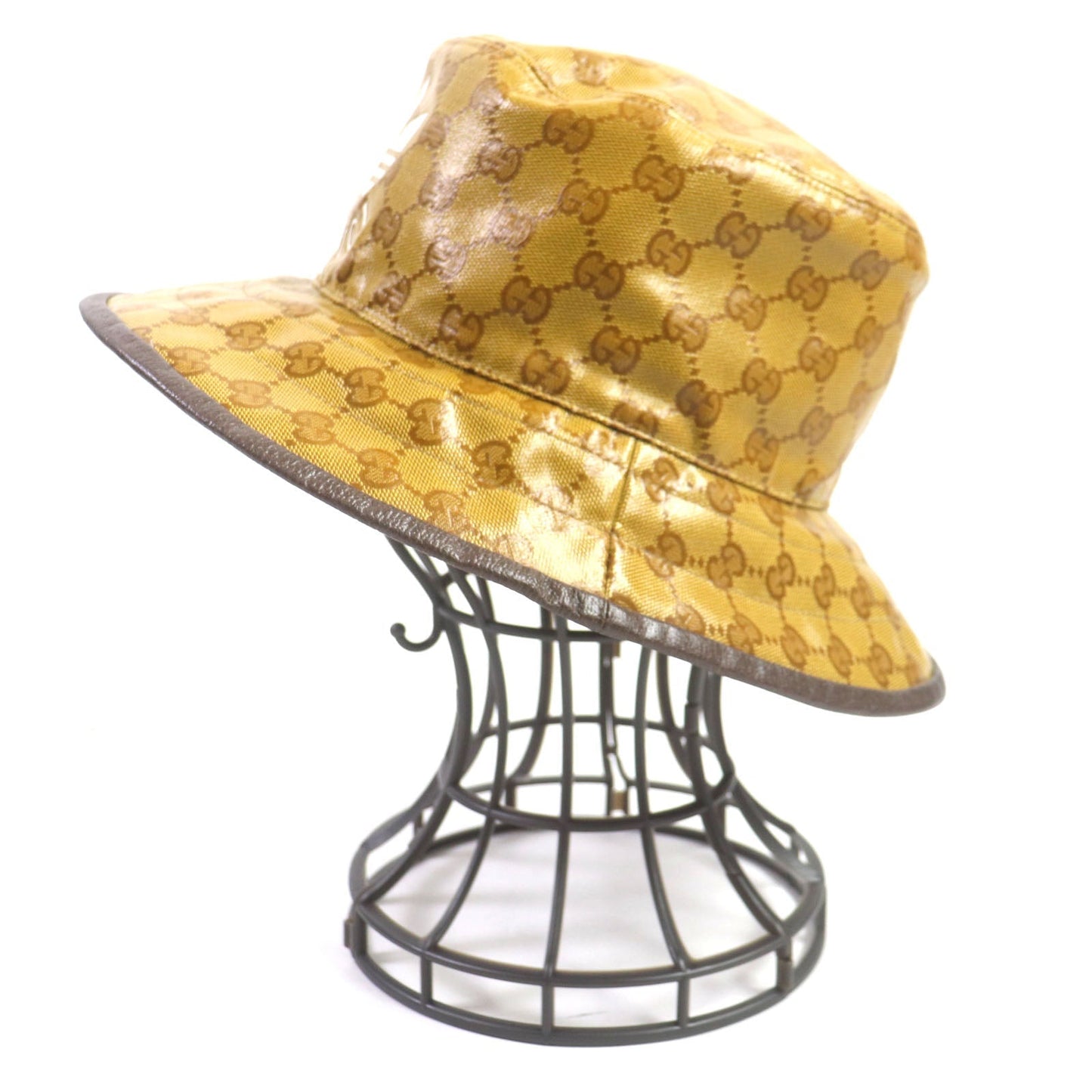 GUCCI hat 696484 Nylon Brown type