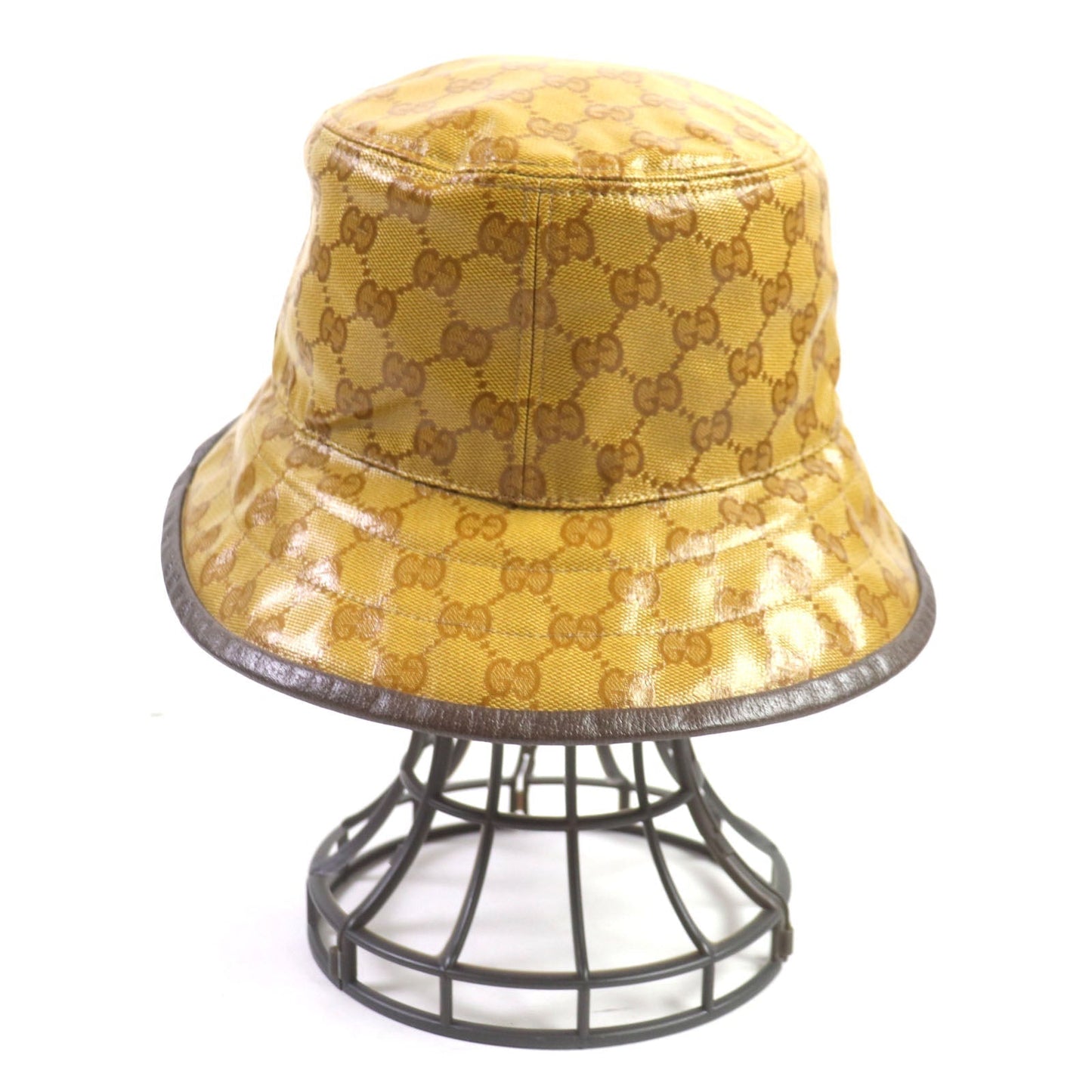 GUCCI hat 696484 Nylon Brown type