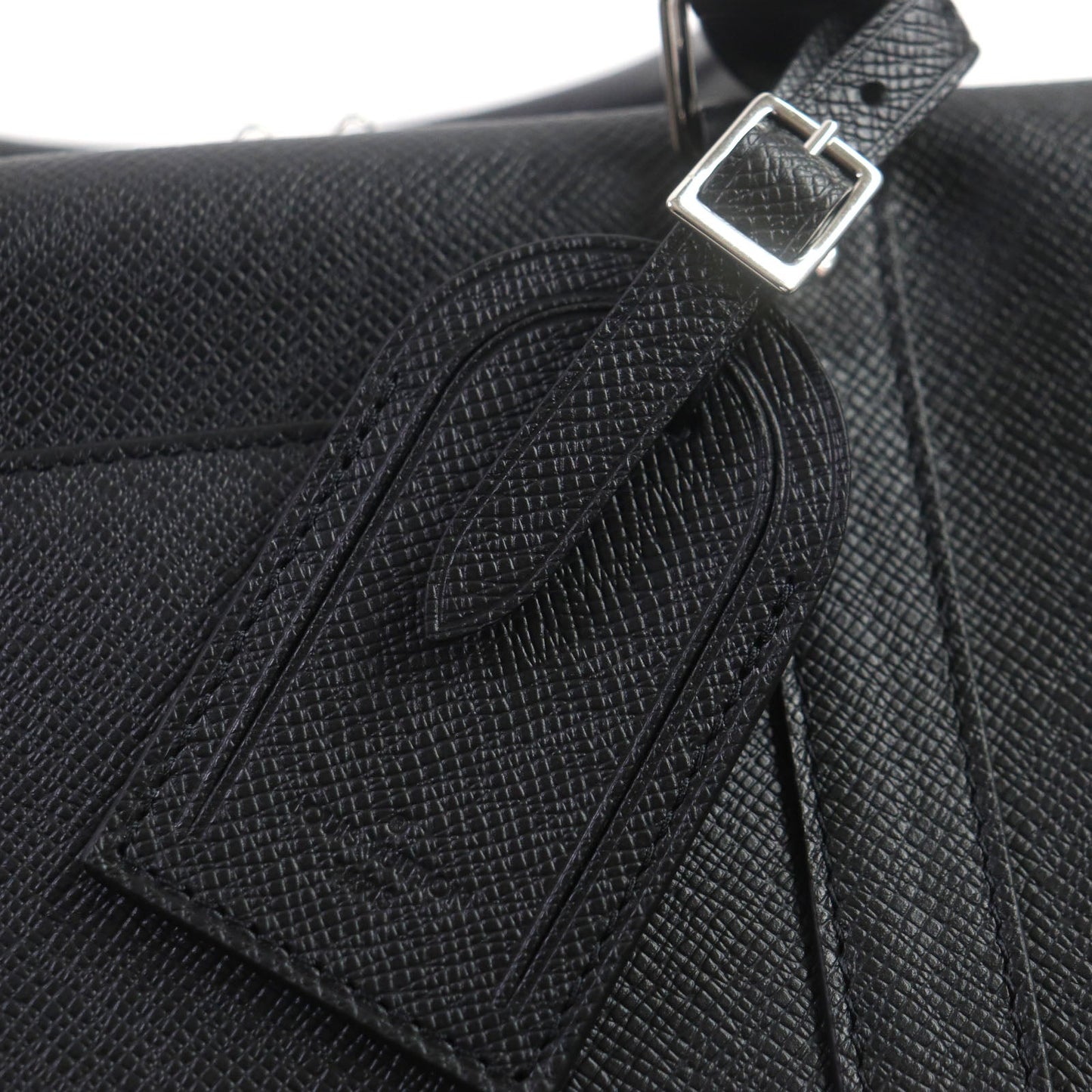 LOUIS VUITTON Briefcase M30975 Taiga Leather black Taiga Porte Documan Voyagej