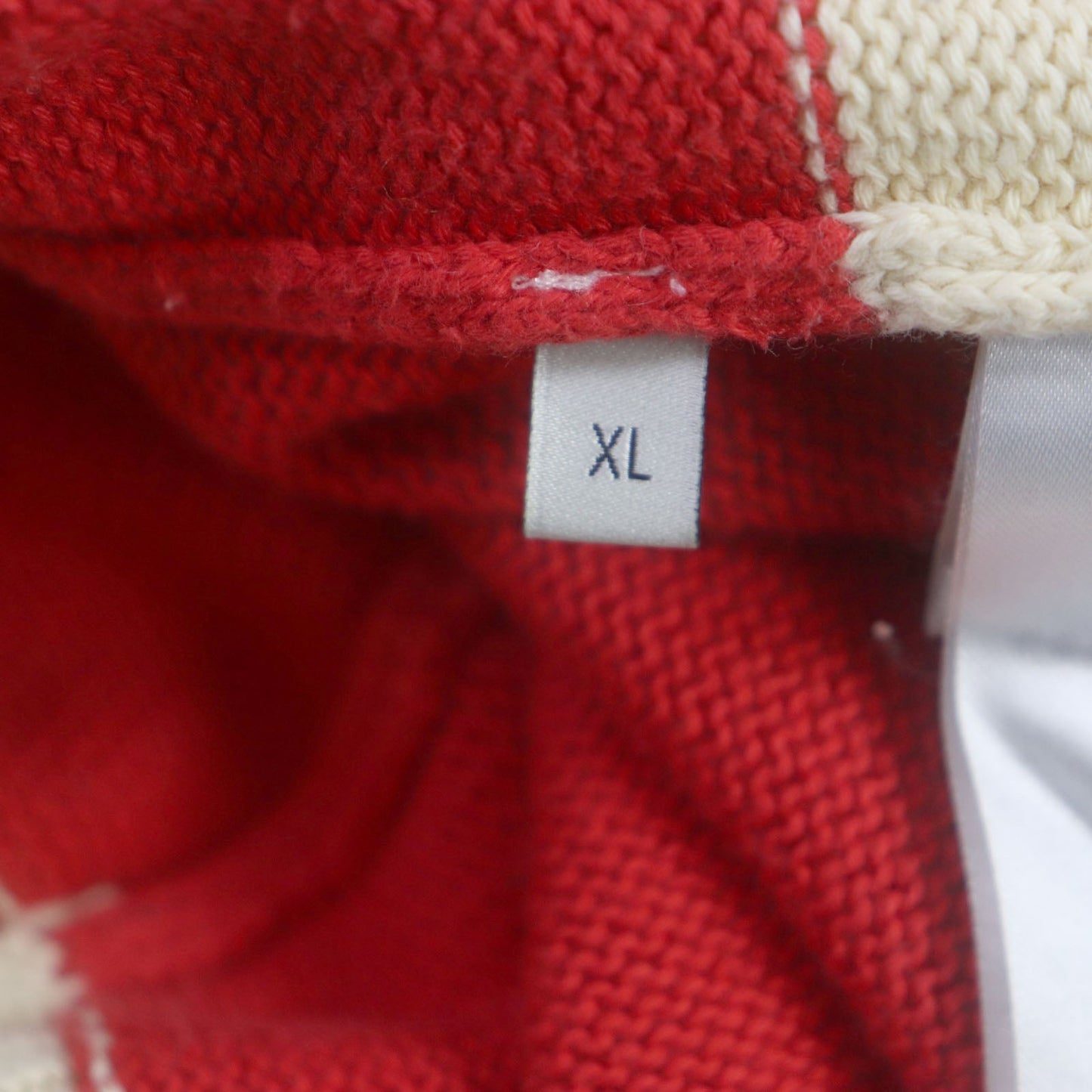 GUCCI Long sleeve polo shirt 571546 cotton Cream Red Green XL