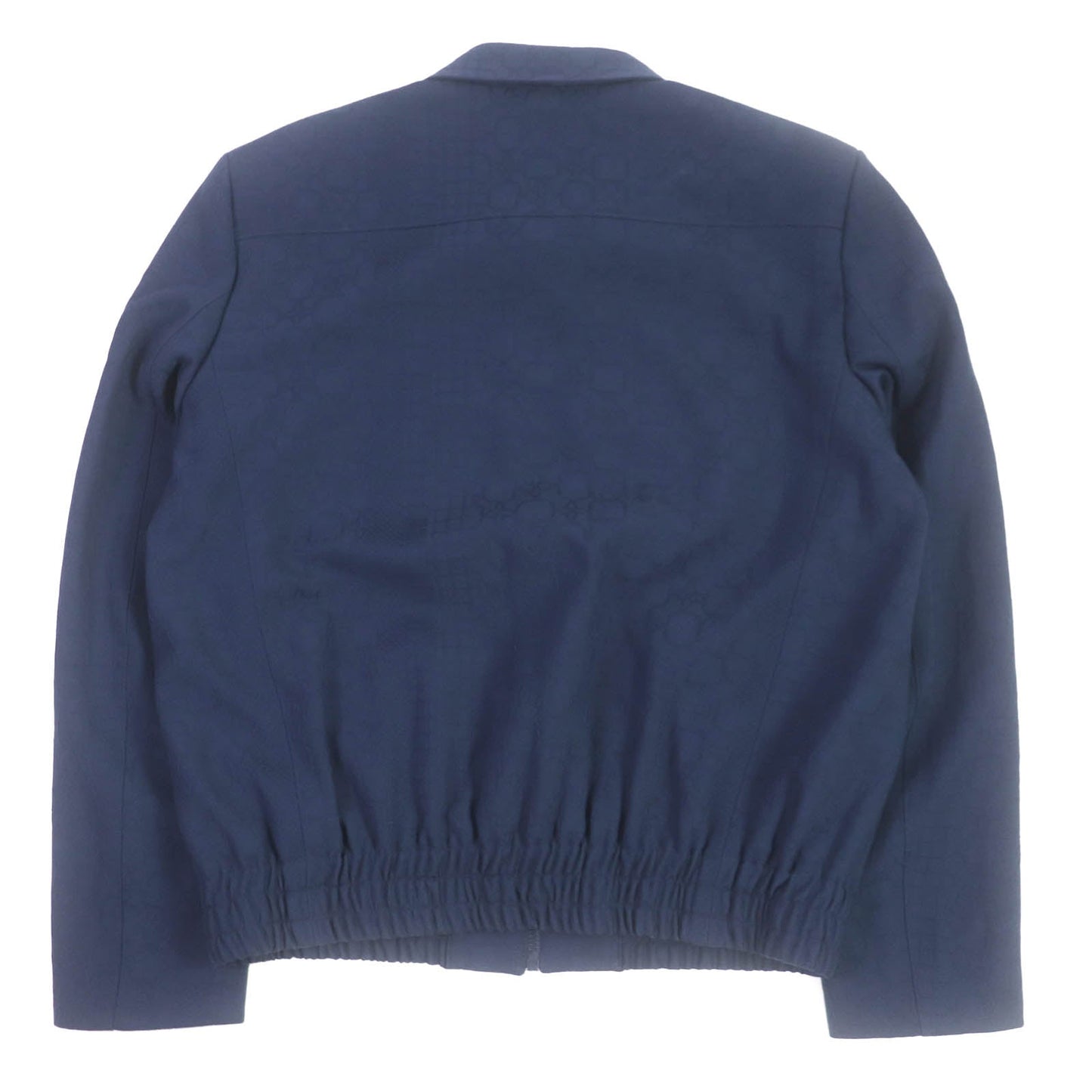 LOUIS VUITTON Blouson Outer: 100% wool, Lining: 35% acetate, Lining: 31% rayon, Lining: 24% cupra, Lining: 10% cotton Navy mens 50 Used