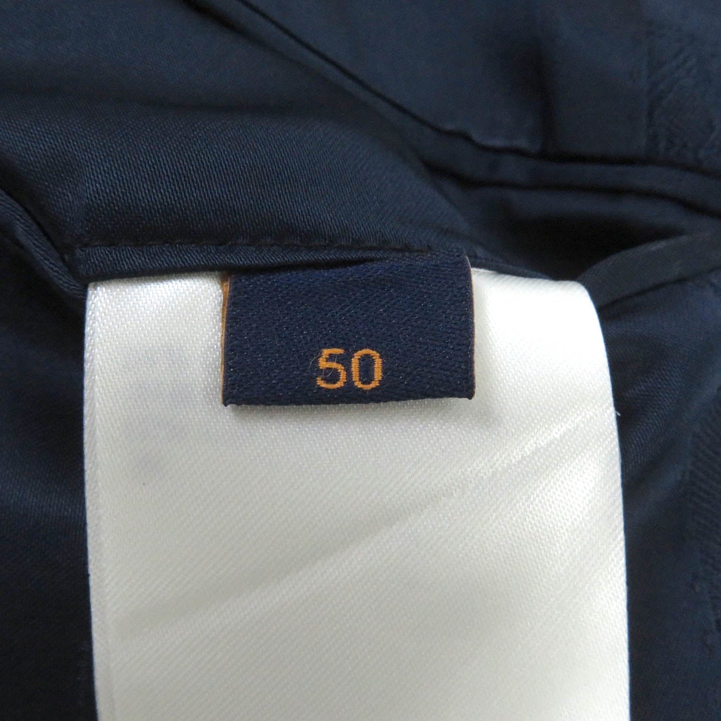 LOUIS VUITTON Blouson Outer: 100% wool, Lining: 35% acetate, Lining: 31% rayon, Lining: 24% cupra, Lining: 10% cotton Navy mens 50 Used