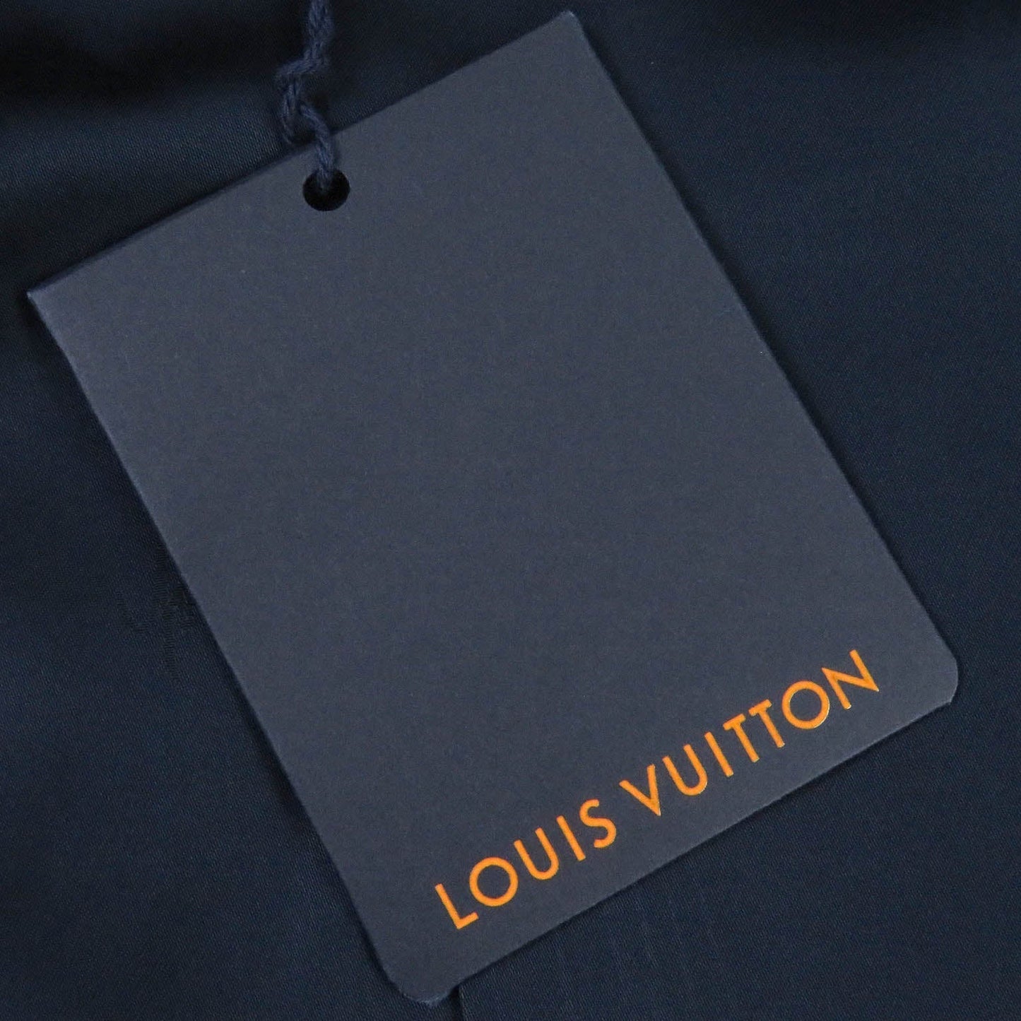 LOUIS VUITTON Blouson Outer: 100% wool, Lining: 35% acetate, Lining: 31% rayon, Lining: 24% cupra, Lining: 10% cotton Navy mens 50 Used