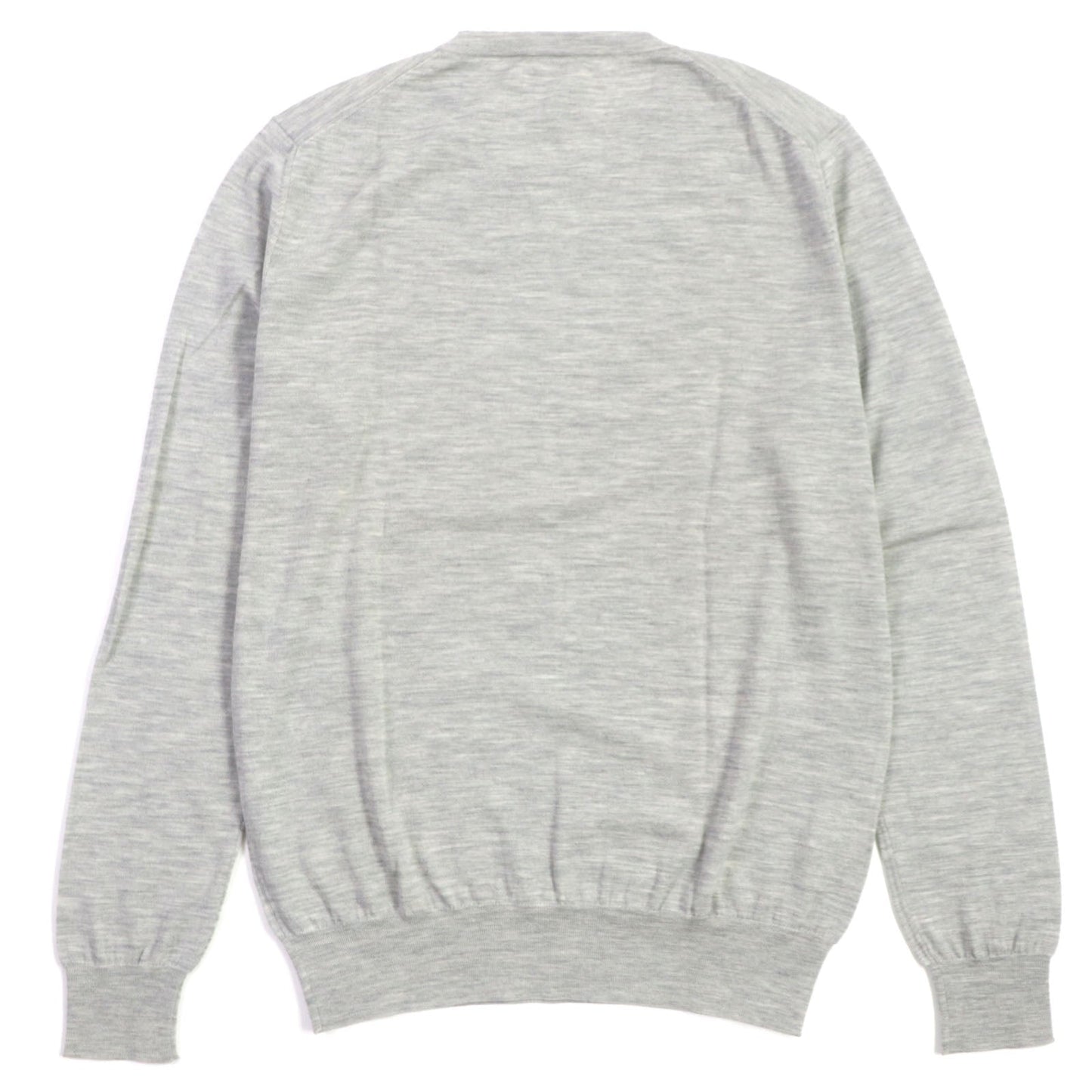 HERMES sweater wool Light gray L