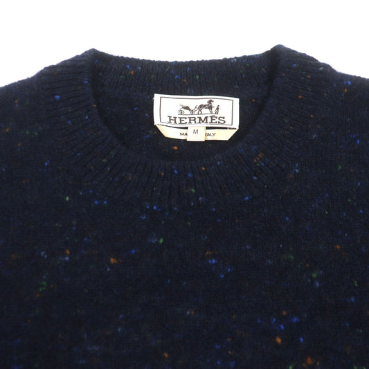 HERMES sweater wool Navy M