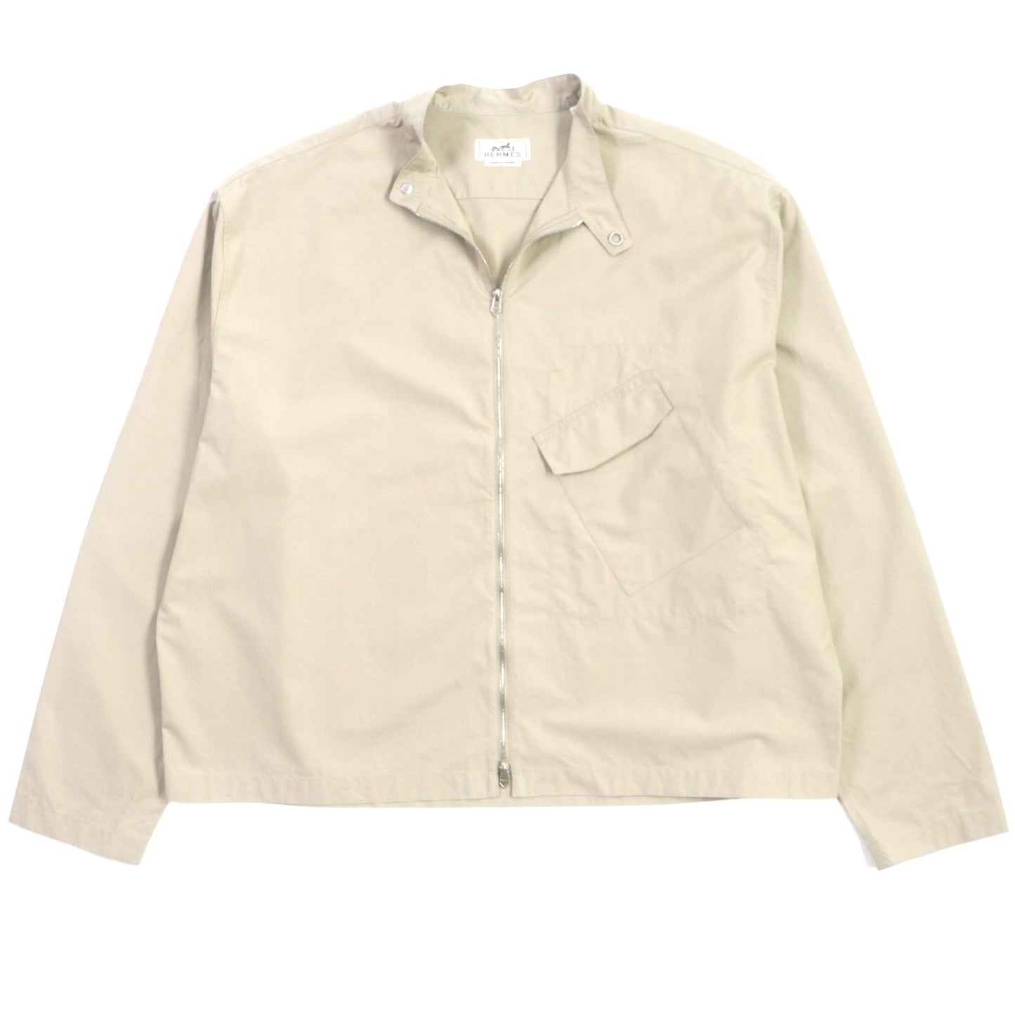 HERMES Blouson Main: 100% cotton beige mens 42 Used