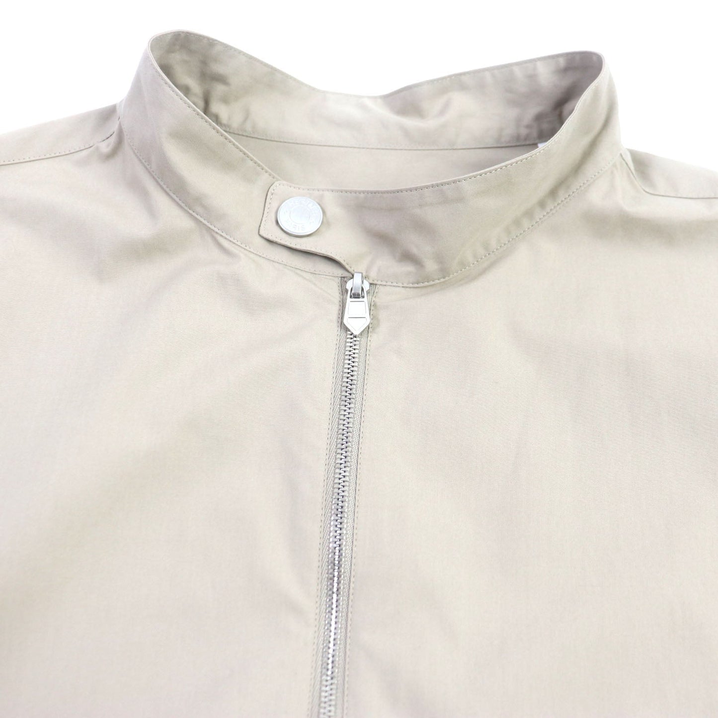 HERMES Blouson Main: 100% cotton beige mens 42 Used