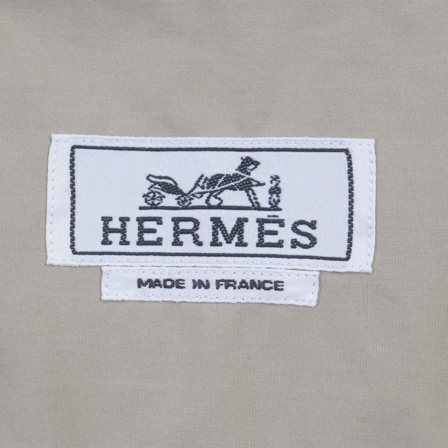 HERMES Blouson Main: 100% cotton beige mens 42 Used