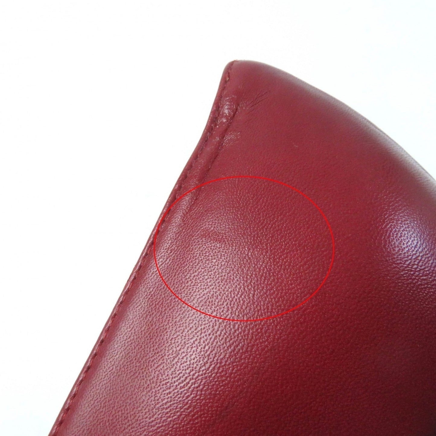HERMES pumps leather Bordeaux Black 36