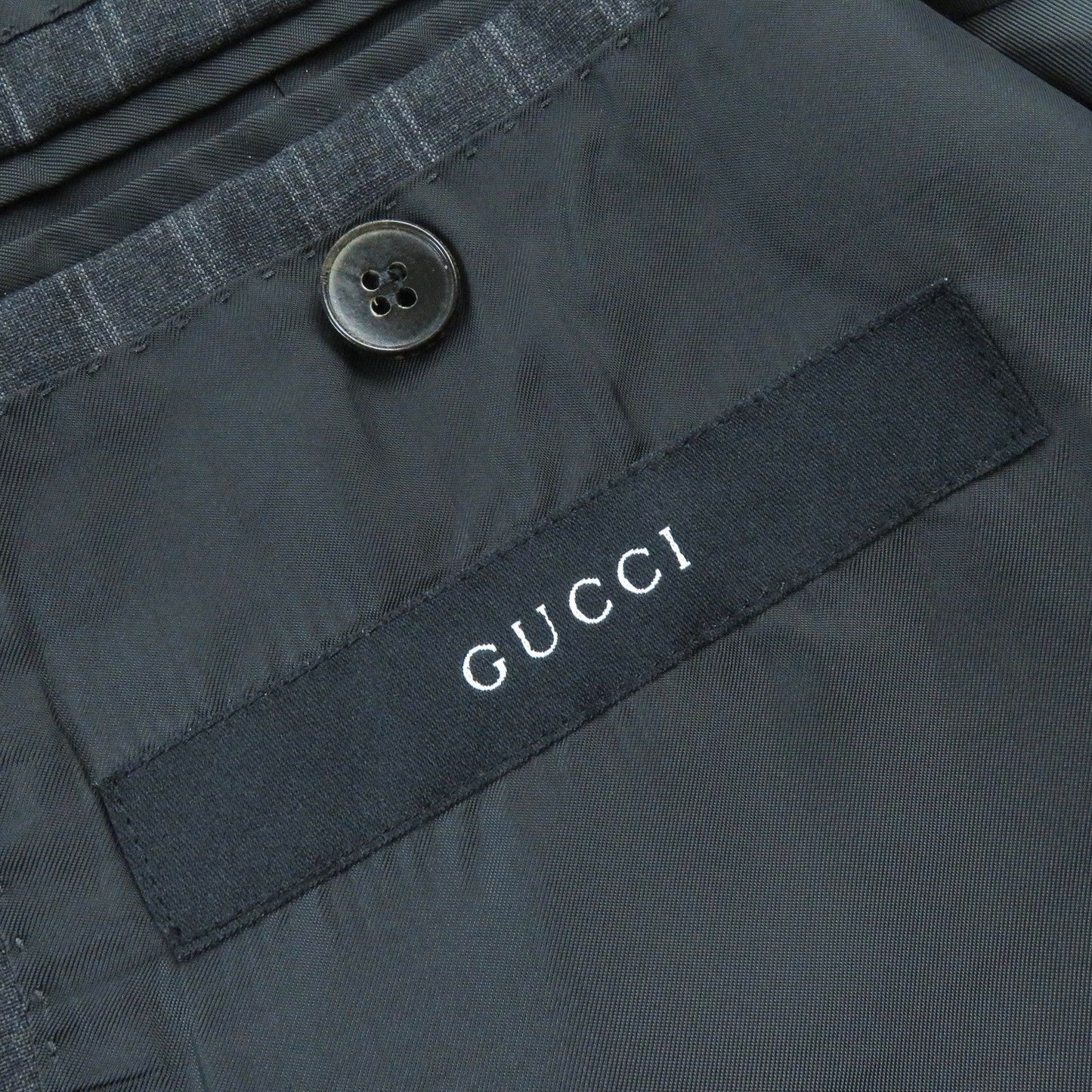 GUCCI suit wool Dark gray 48
