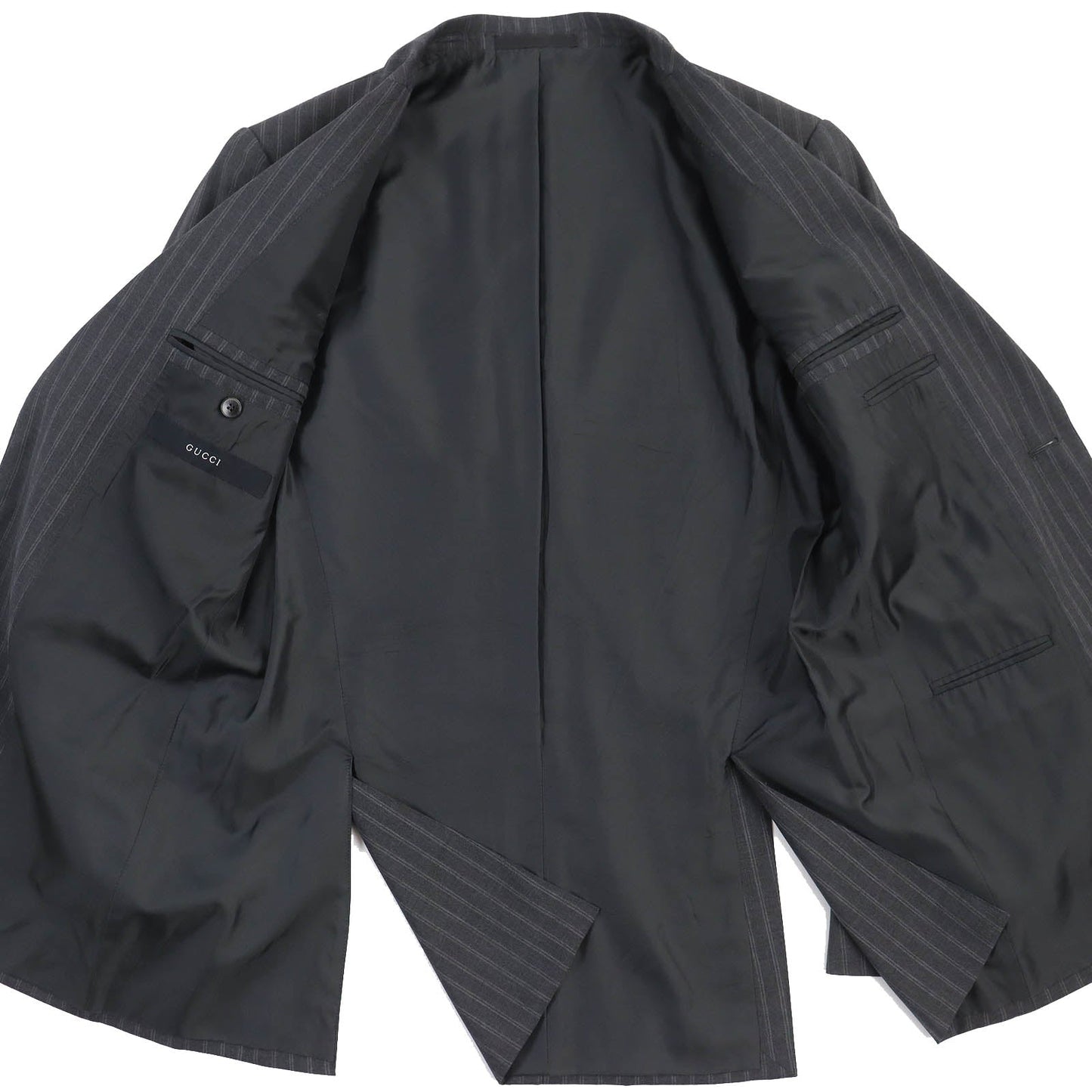 GUCCI suit wool Dark gray 48