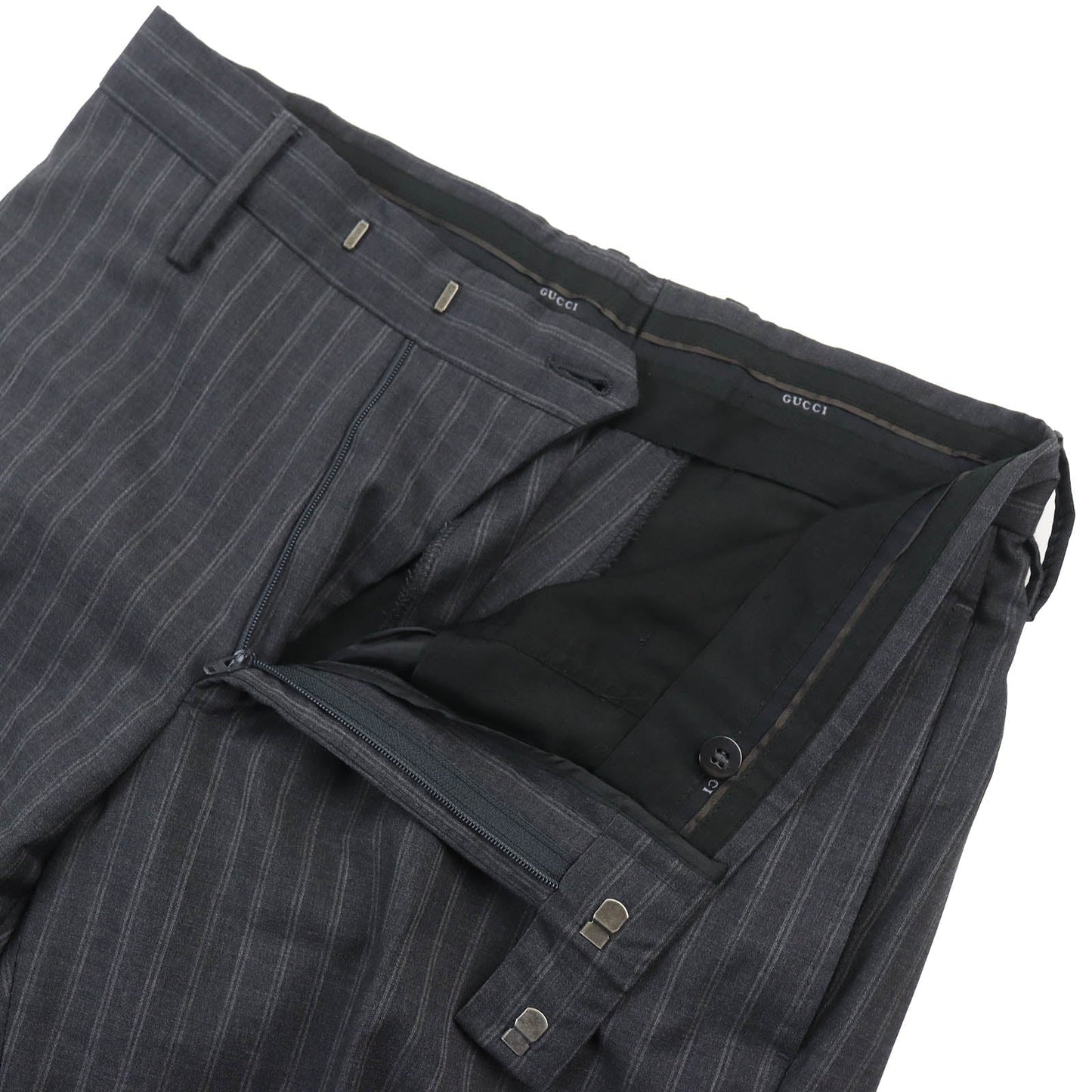 GUCCI suit wool Dark gray 48