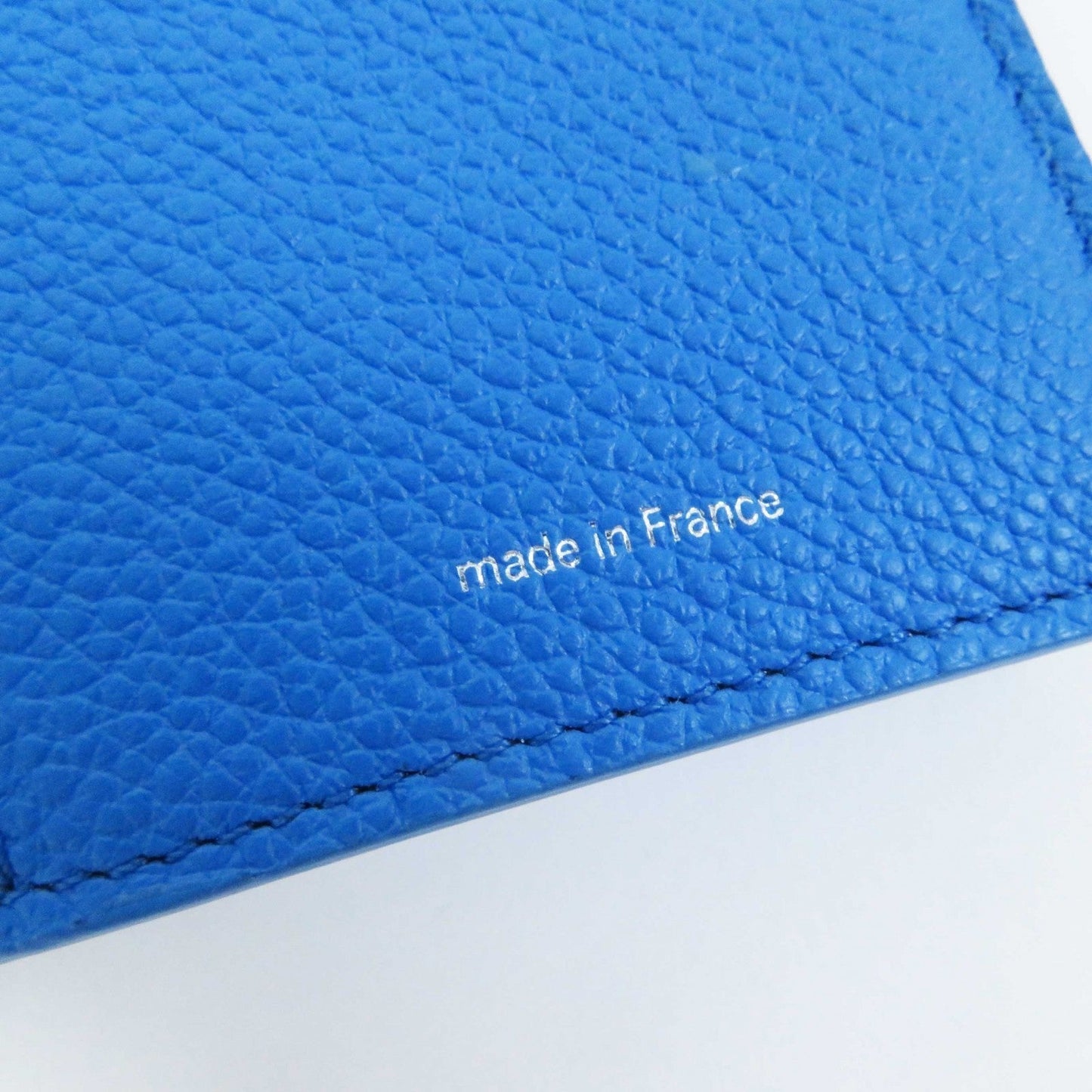 LOUIS VUITTON Bifold Wallet M82104 leather blue blanc Portefeuille Clare