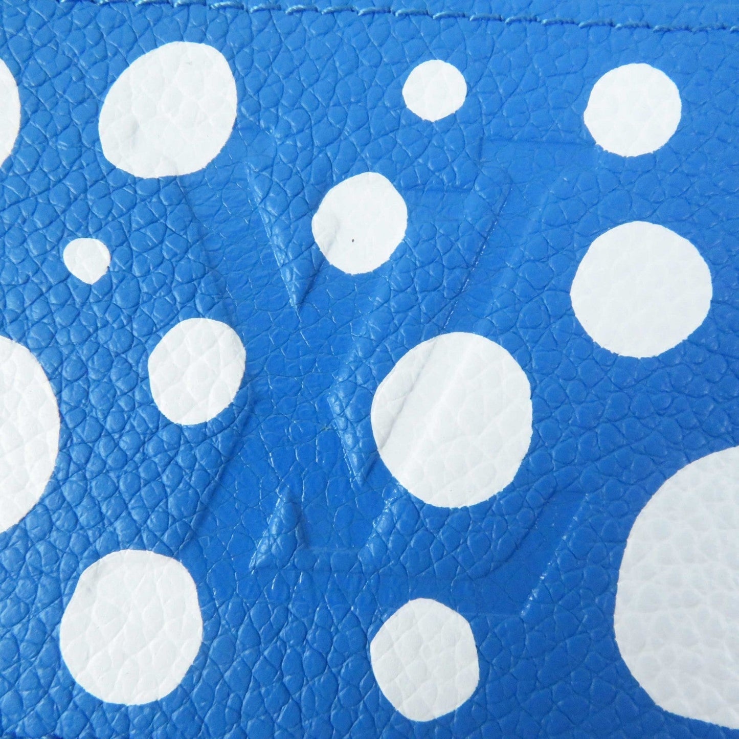 LOUIS VUITTON Bifold Wallet M82104 leather blue blanc Portefeuille Clare