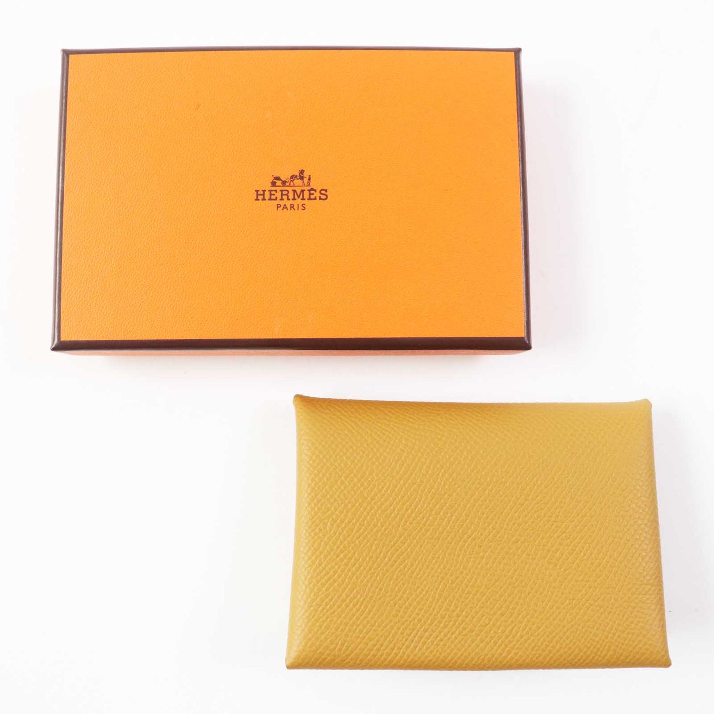 HERMES Coin case Epsom Sesame Calvi duo