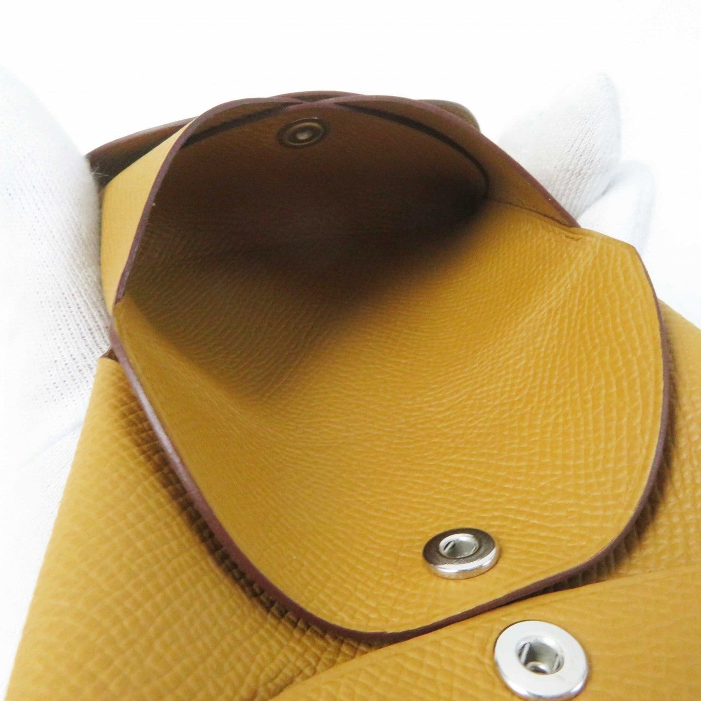 HERMES Coin case Epsom Sesame Calvi duo