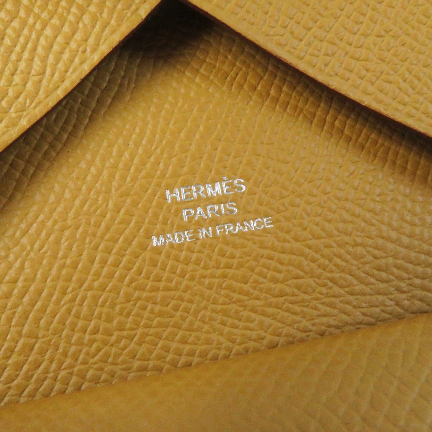 HERMES Coin case Epsom Sesame Calvi duo