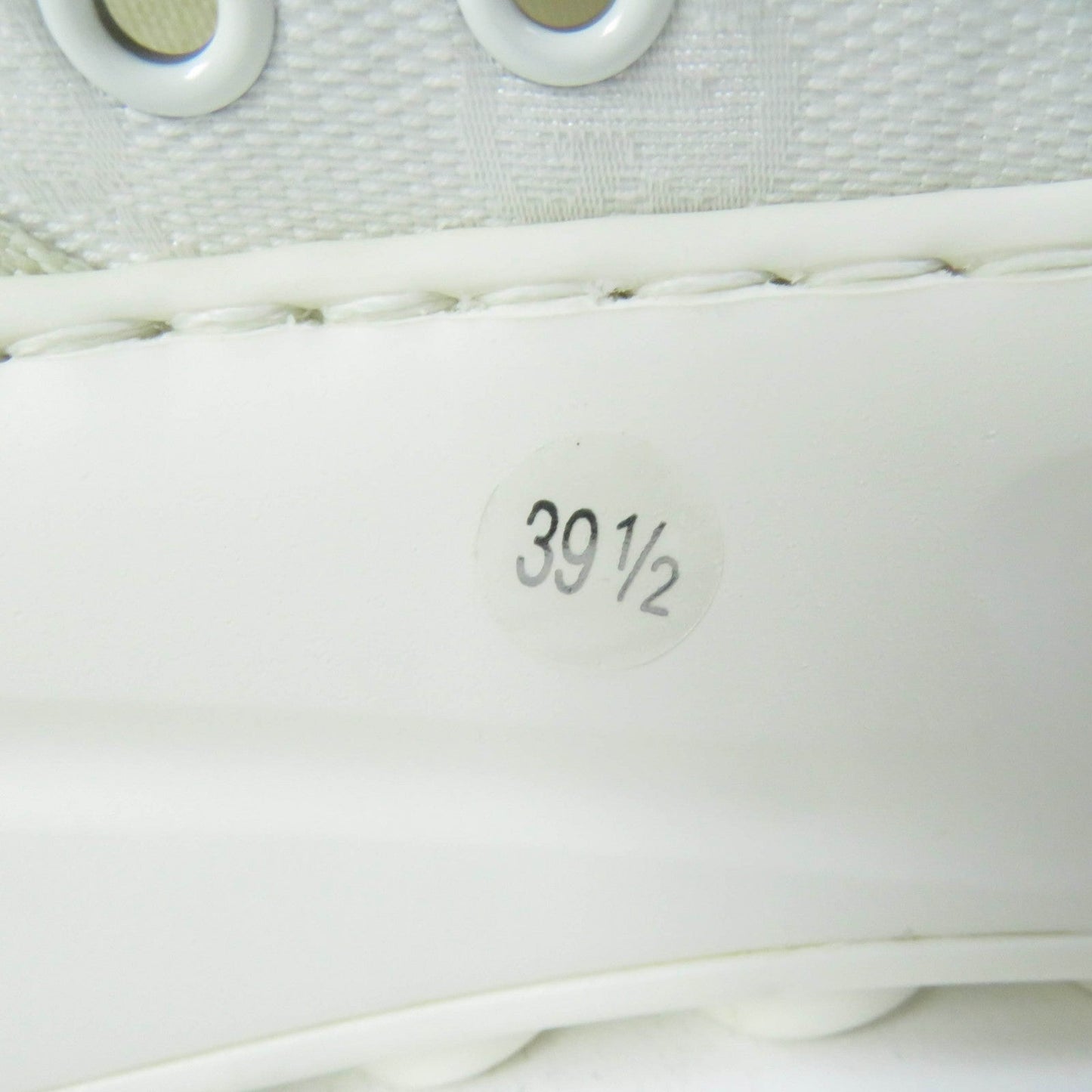 GUCCI Low cut sneakers 746767 GG canvas white TENNIS 1977 39.5