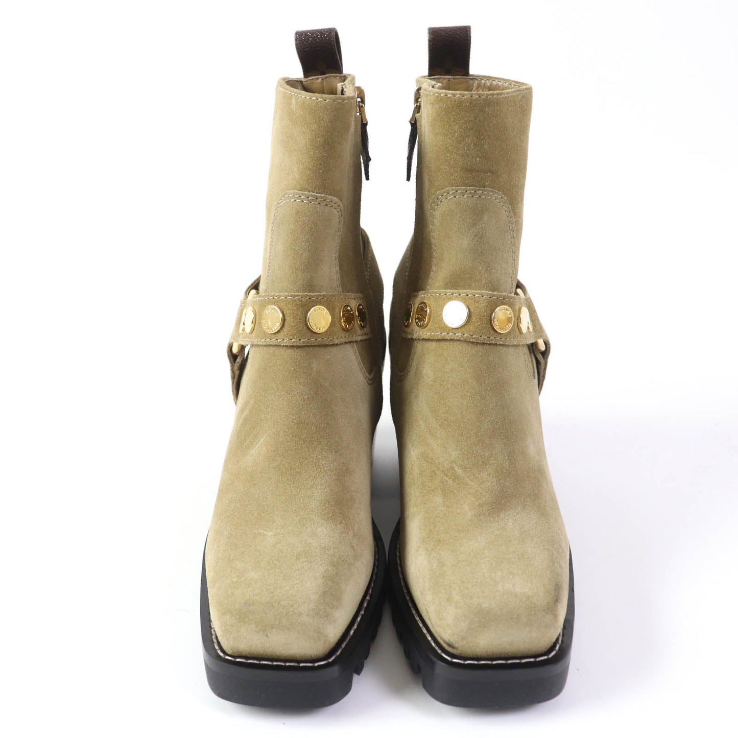 LOUIS VUITTON Ankle boots Main: Suede beige Limitless Line Women 36 Used