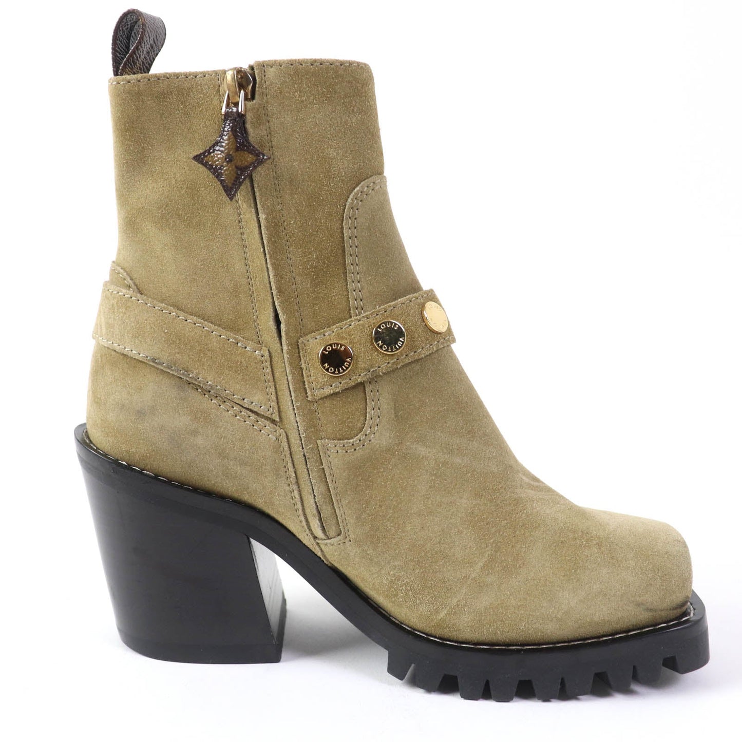 LOUIS VUITTON Ankle boots Main: Suede beige Limitless Line Women 36 Used