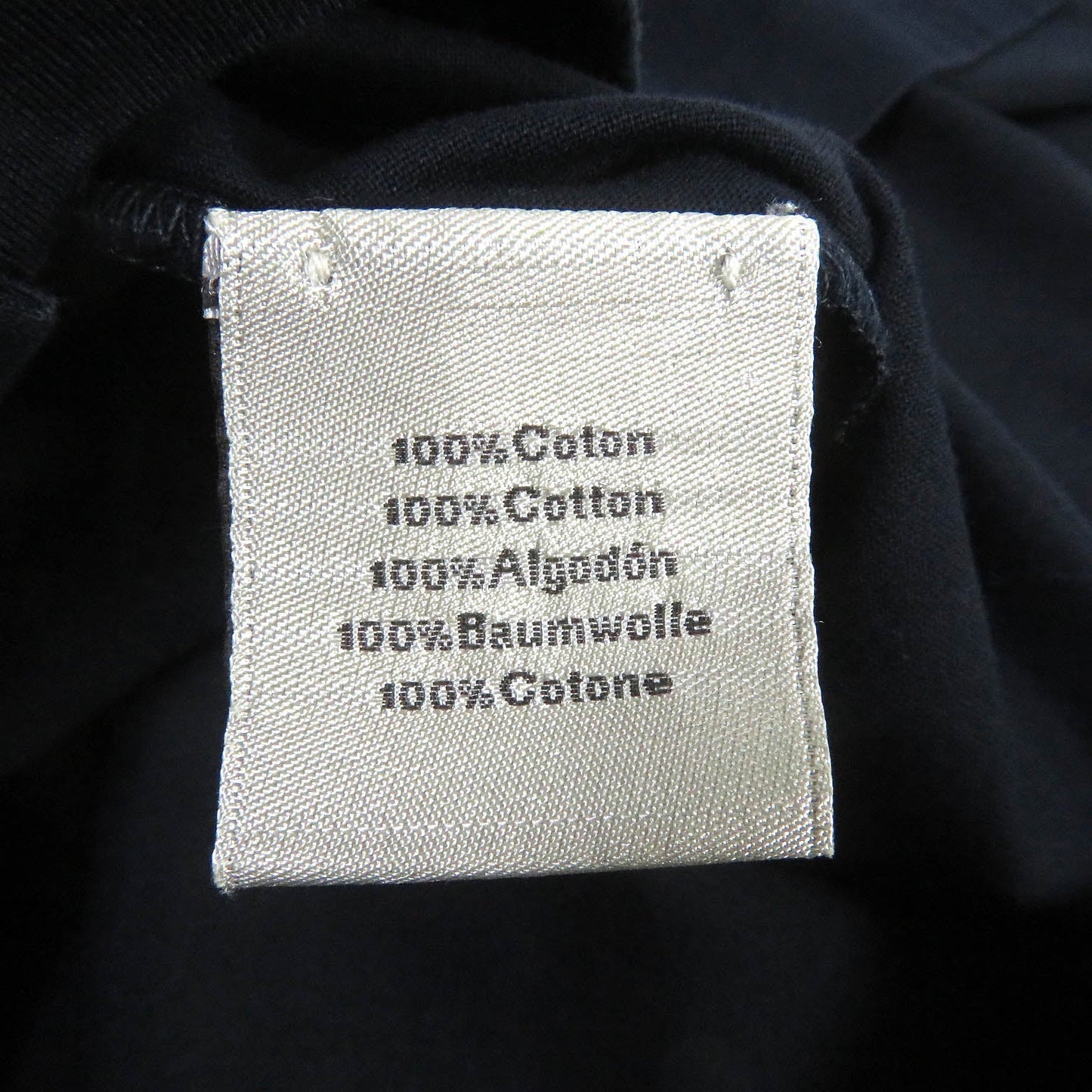 HERMES Short sleeve T-shirt cotton Dark navy S