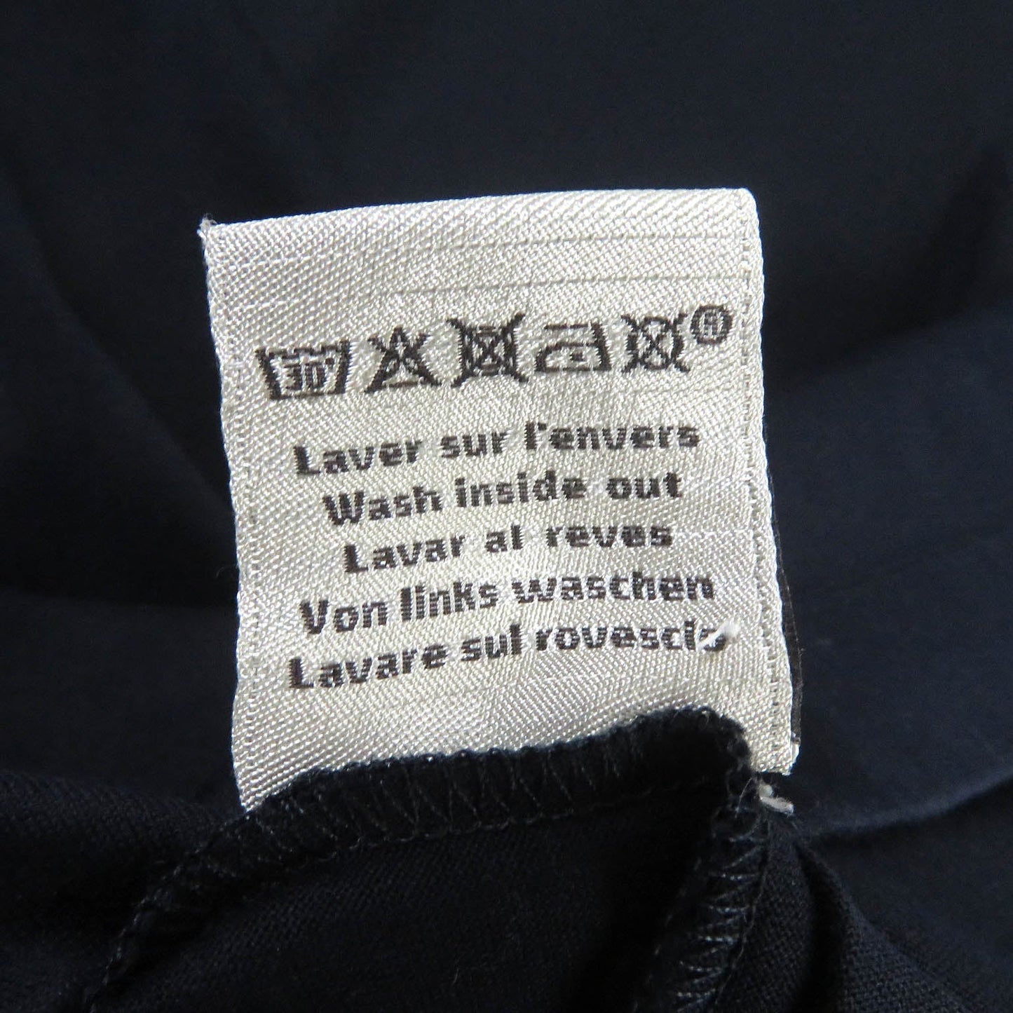 HERMES Short sleeve T-shirt cotton Dark navy S