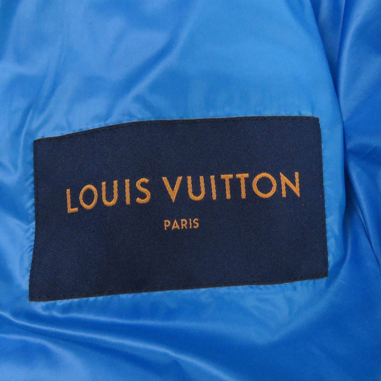 LOUIS VUITTON Blouson 1A9FOC Outer: 100% polyester, Lining: 100% cotton, Filling: 100% polyester Light blue mens 46 Used