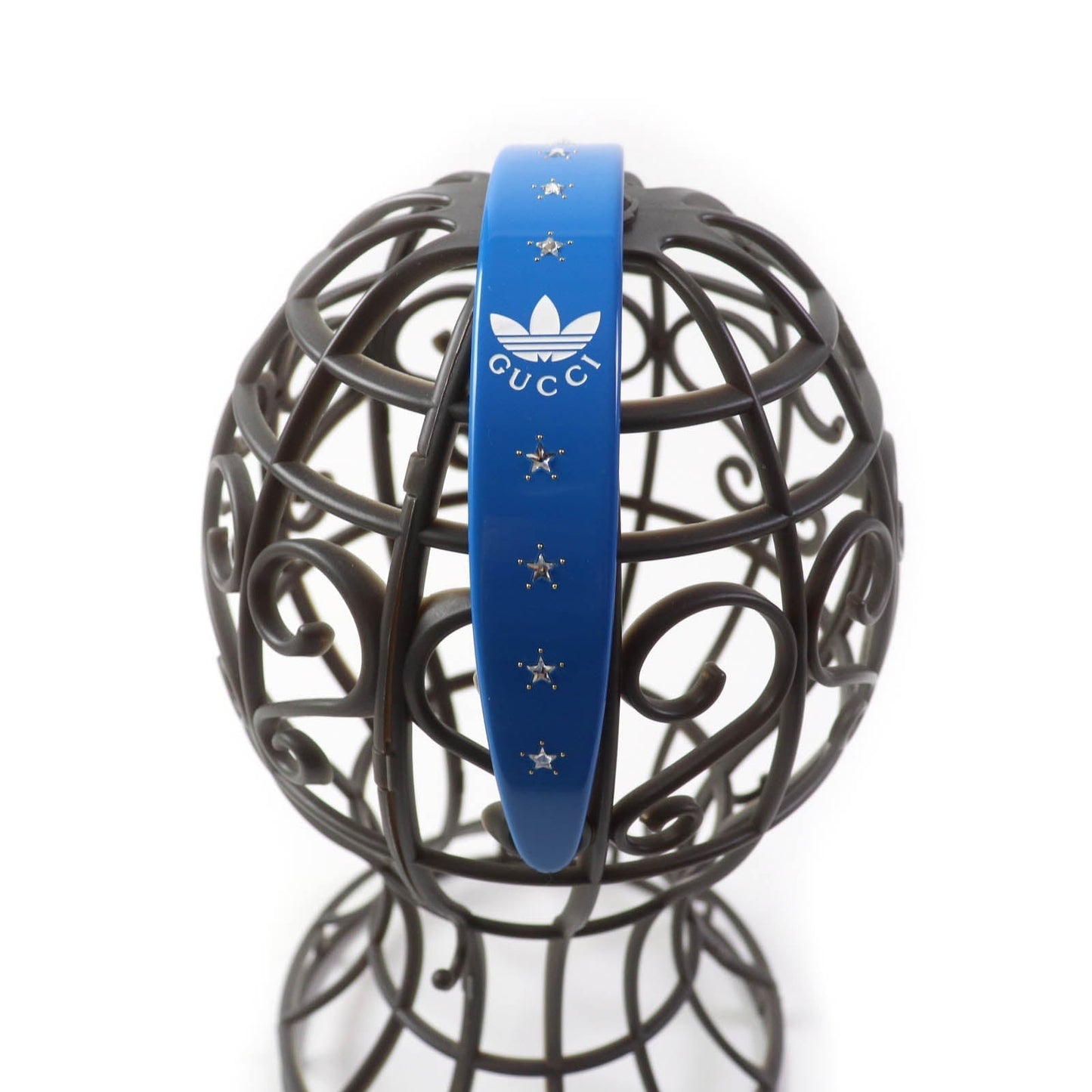 GUCCI hair accessory 702950 Resin blue adidas collaboration Katyusha