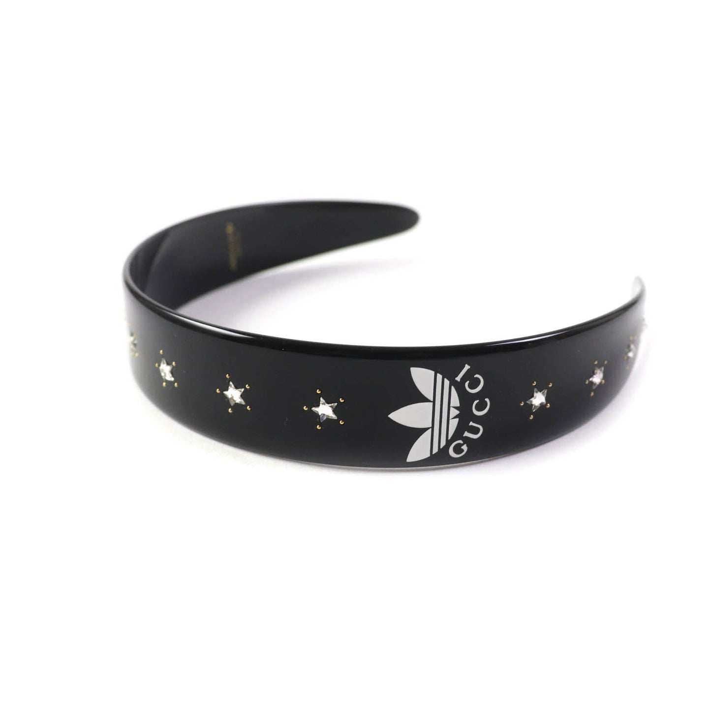 GUCCI hair accessory 702950 Resin black adidas collaboration Katyusha