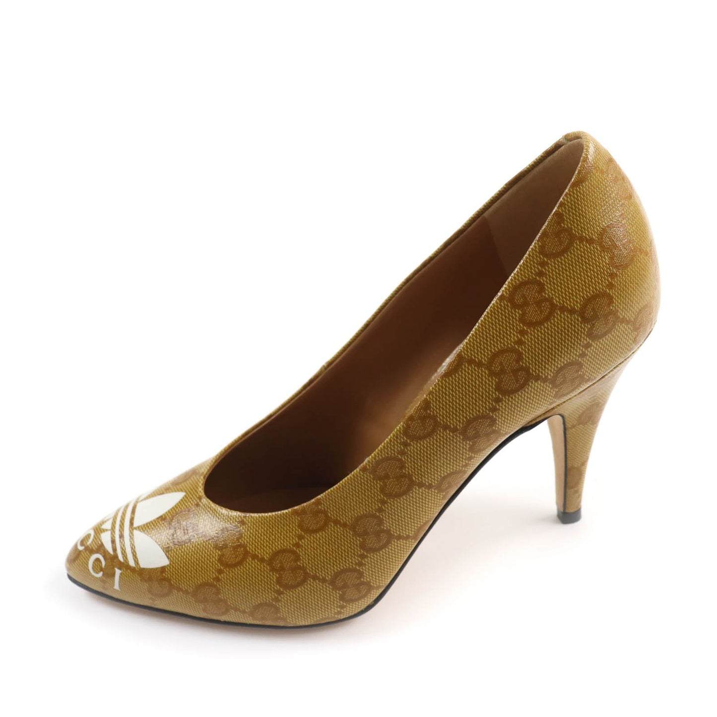 GUCCI pumps 702221 leather Brown 37