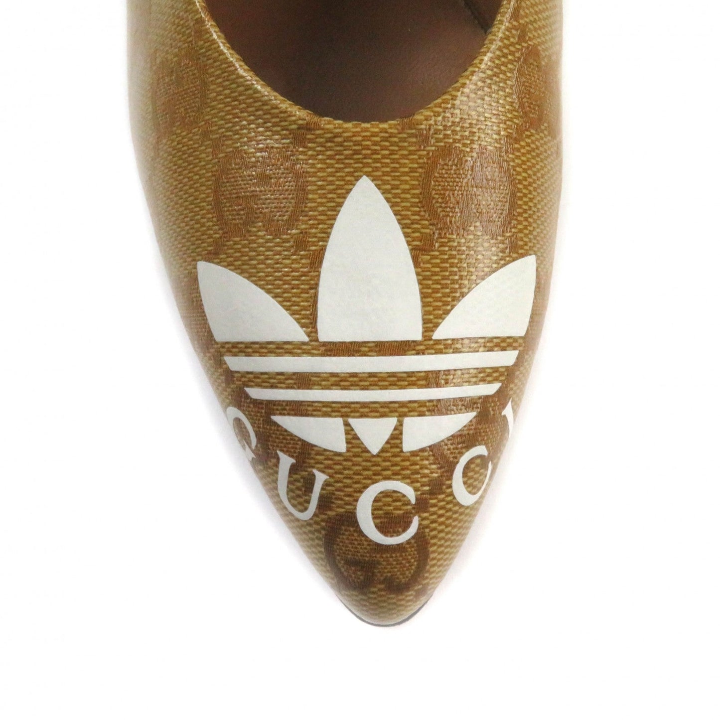 GUCCI pumps 702221 leather Brown 37