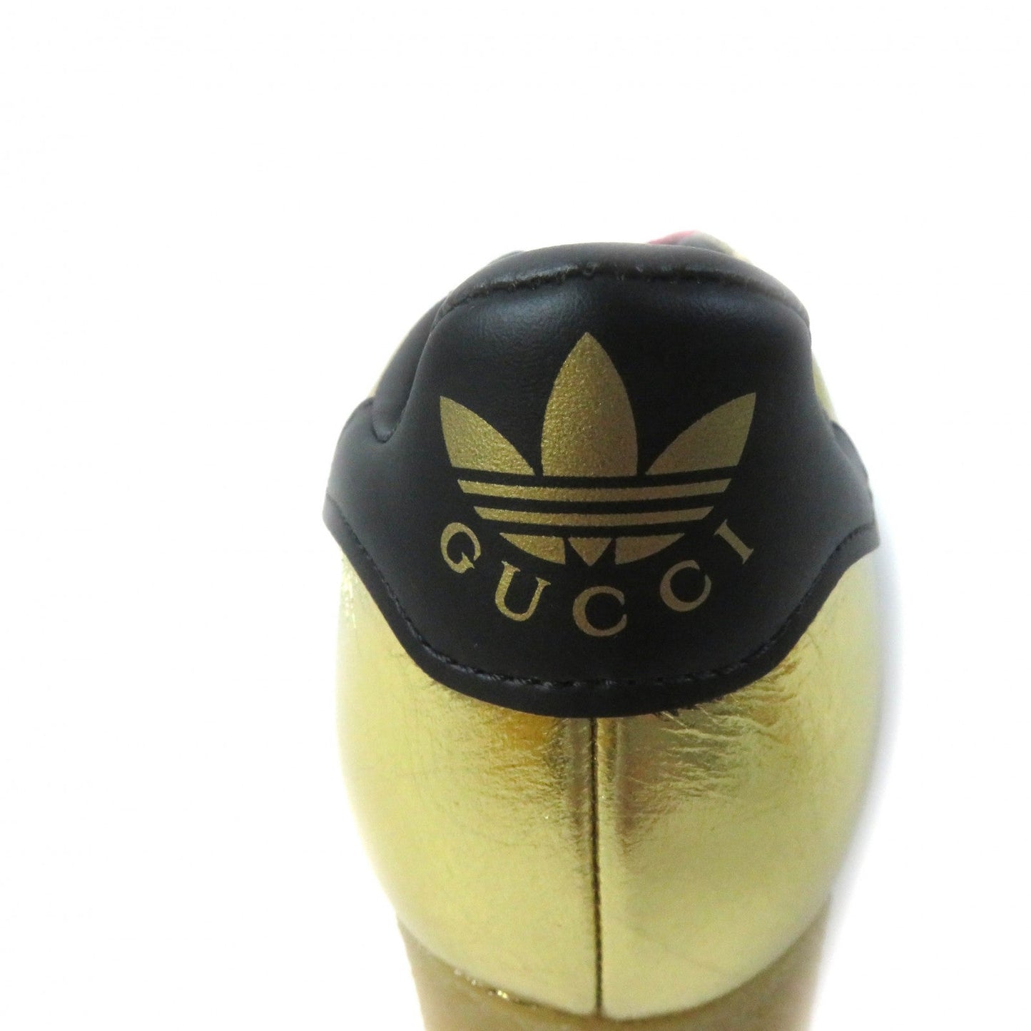 GUCCI sneakers 725628 Patent leather gold Adidas collaboration Gazelle 36