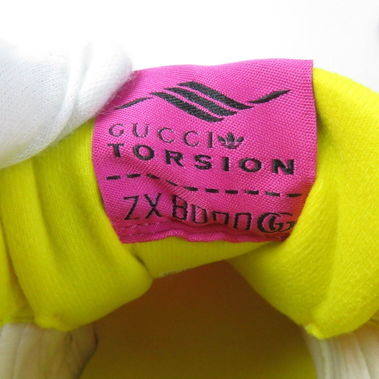 GUCCI sneakers 722212 Suede, Mesh multicolor Adidas collaboration TORSION ZX 8000 Women 23 Secondhand
