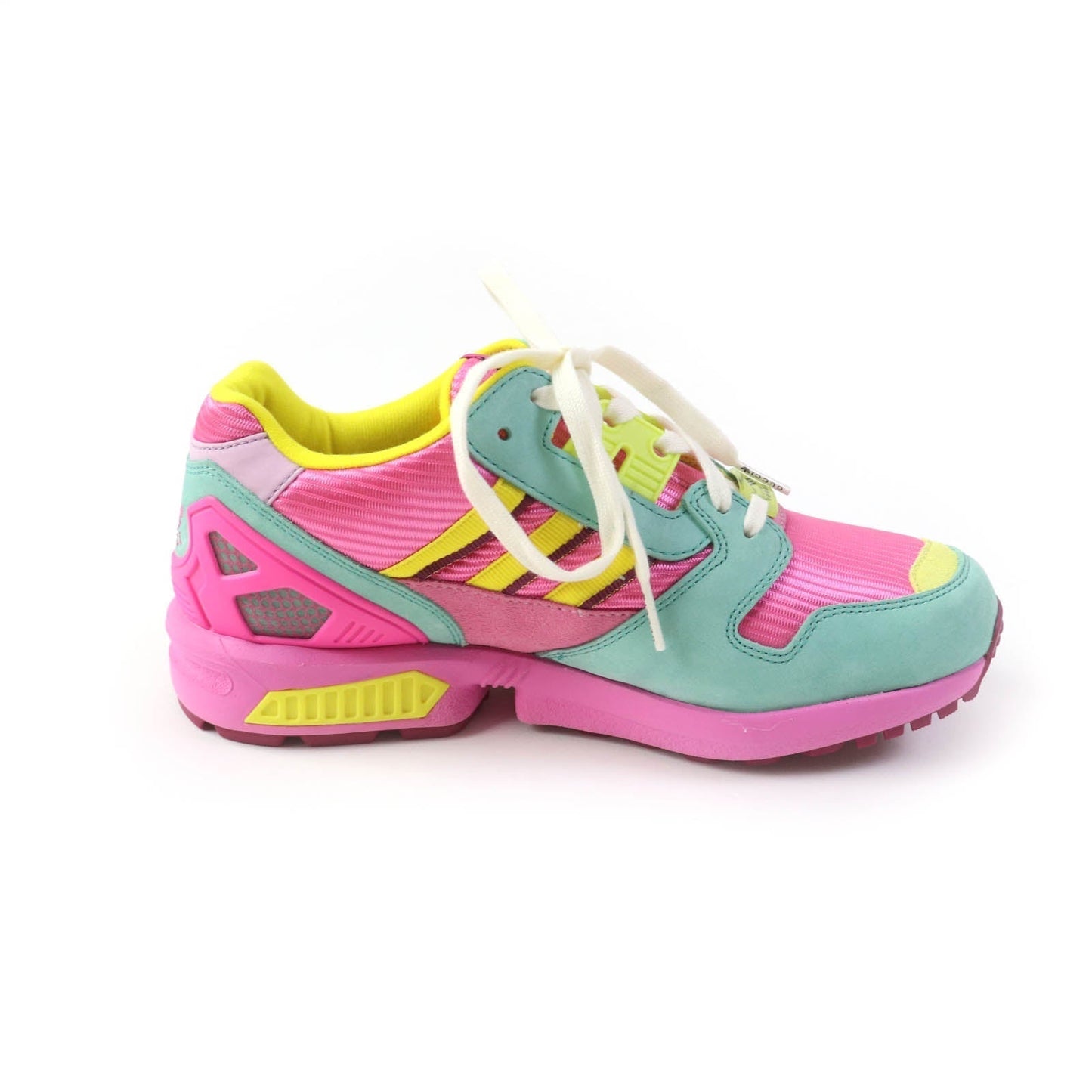 GUCCI sneakers 722212 Suede, Mesh multicolor Adidas collaboration TORSION ZX 8000 Women 23 Secondhand