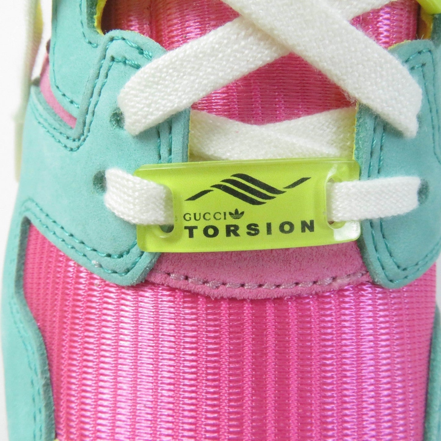 GUCCI sneakers 722212 Suede, Mesh multicolor Adidas collaboration TORSION ZX 8000 Women 23 Secondhand