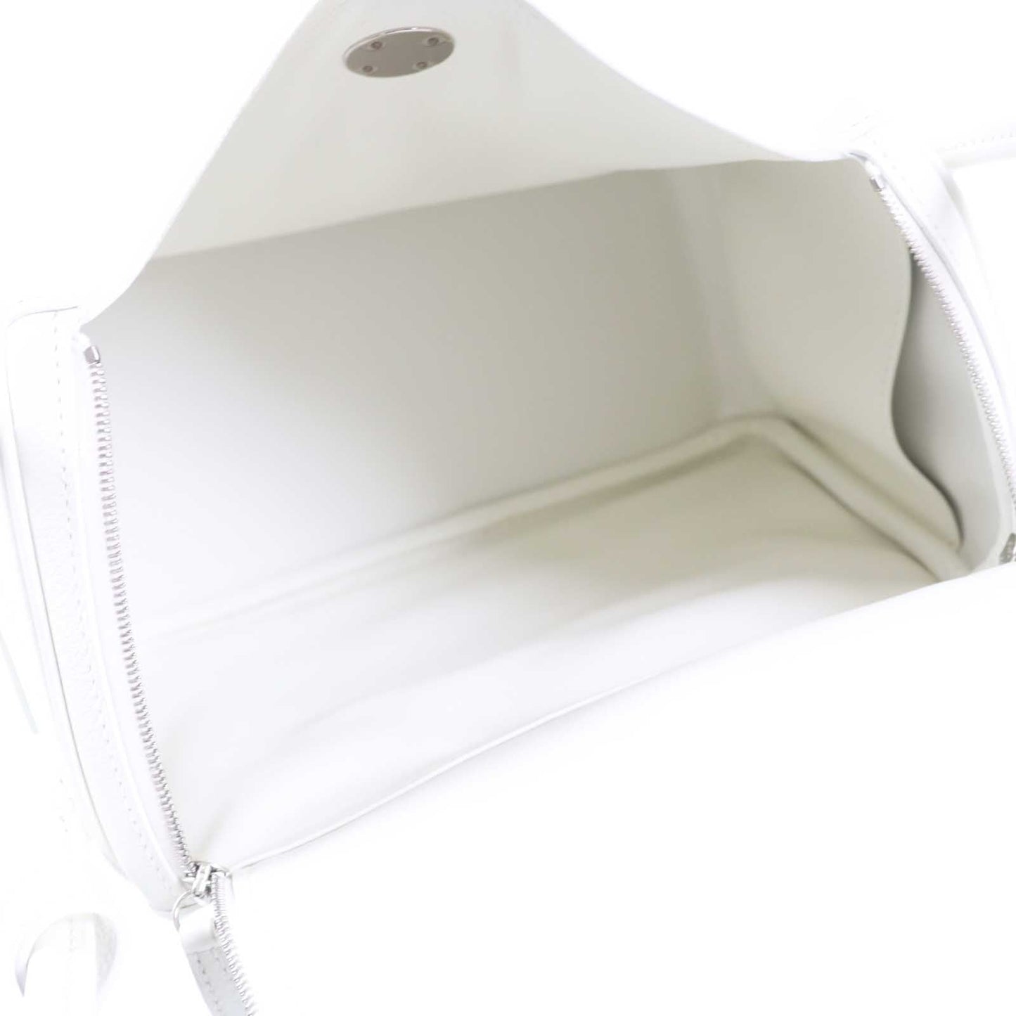HERMES Shoulder Bag Evercolor white Lindy 26
