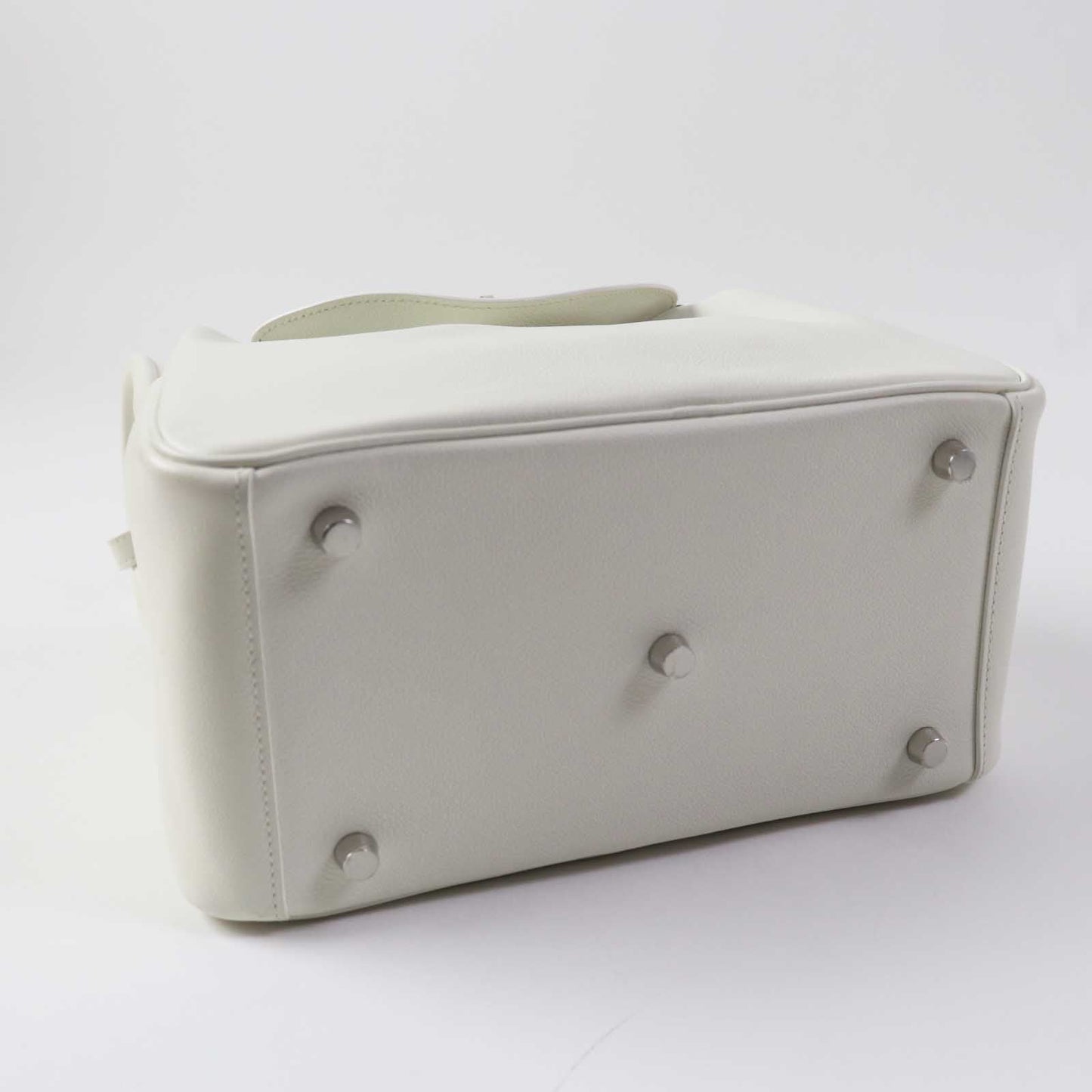 HERMES Shoulder Bag Evercolor white Lindy 26